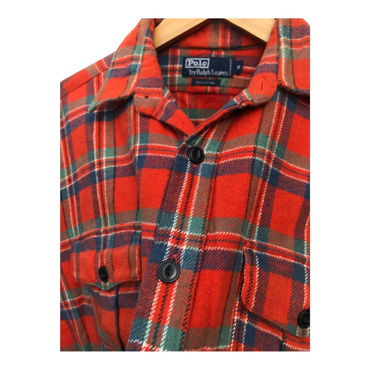Polo Ralph Lauren × Vintage Vintage Polo Ralph Lauren Flannel Shirt Size US XL / EU 56 / 4 - 3 Thumbnail