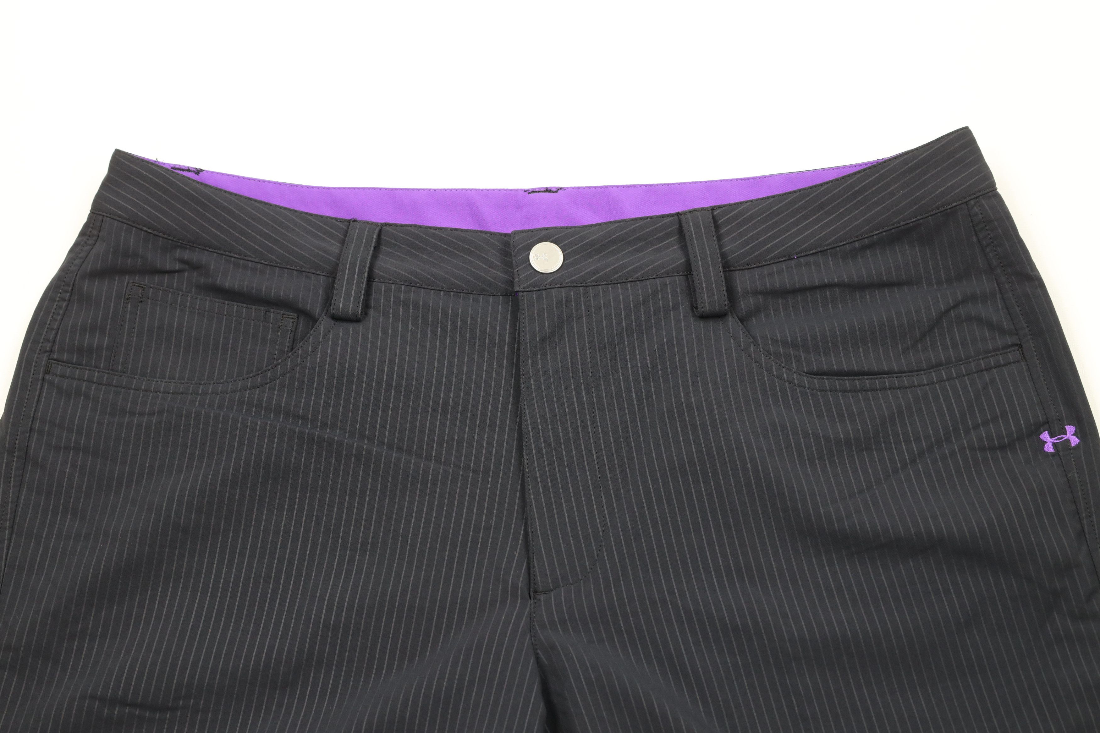 Under Armour × Vintage Under Armour Stretch Golfing Golf Chino Shorts Black Size US 38 / EU 54 - 2 Thumbnail