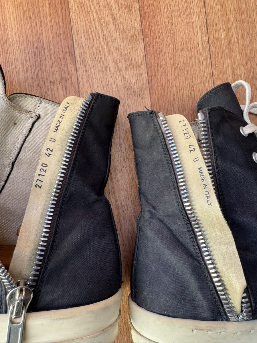 Rick Owens Drkshdw Rick owen Drkshdw Ramones Cargo sneakers Size US 9 / EU 42 - 12 Thumbnail