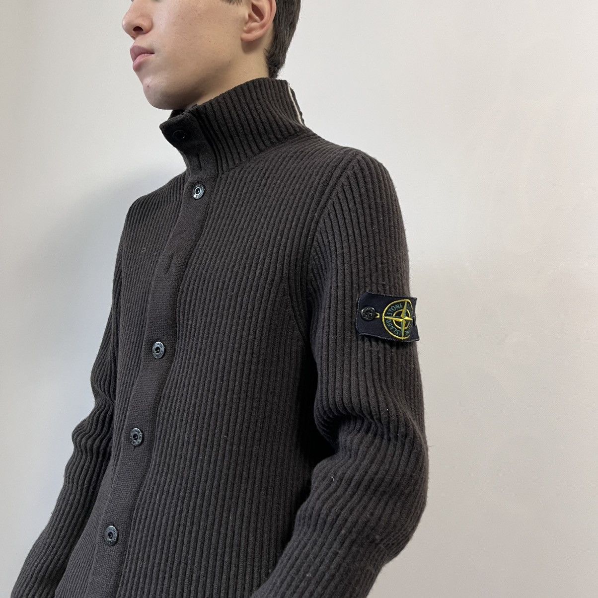 Stone Island Vintage Stone Island Made In Italy Full Zip Sweater Size US XL / EU 56 / 4 - 2 Thumbnail