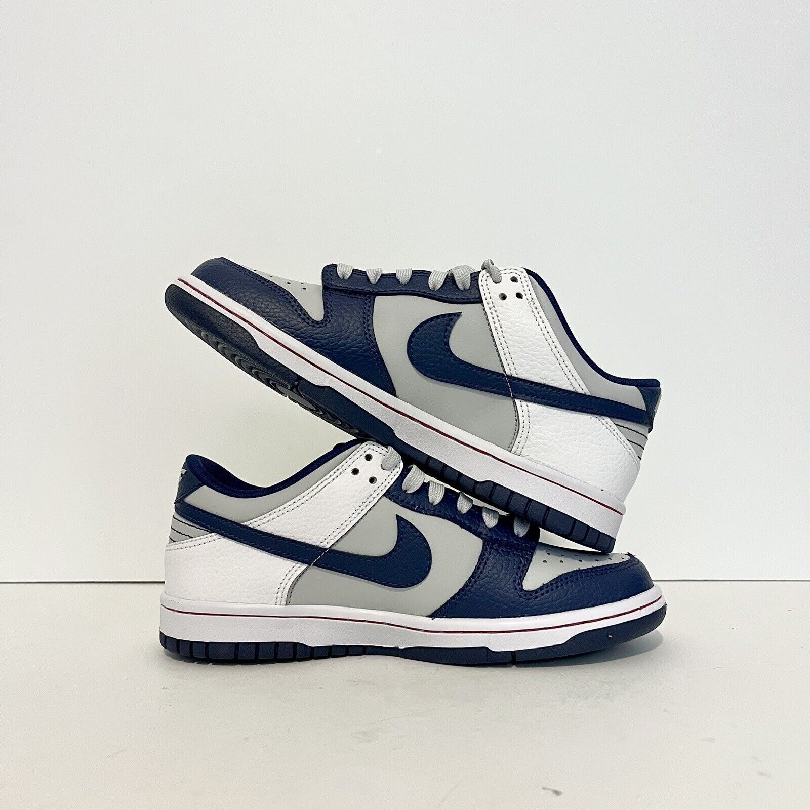 Nike 2021 Nike Dunk Low EMB GS NBA 75th Nets DO6288 001 DS 5Y Size US 6.5 / IT 36.5 - 6 Thumbnail