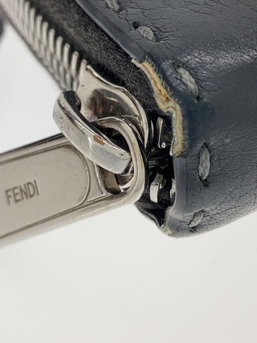 Fendi Fendi Leather Long Wallet Gray Size ONE SIZE - 8 Thumbnail