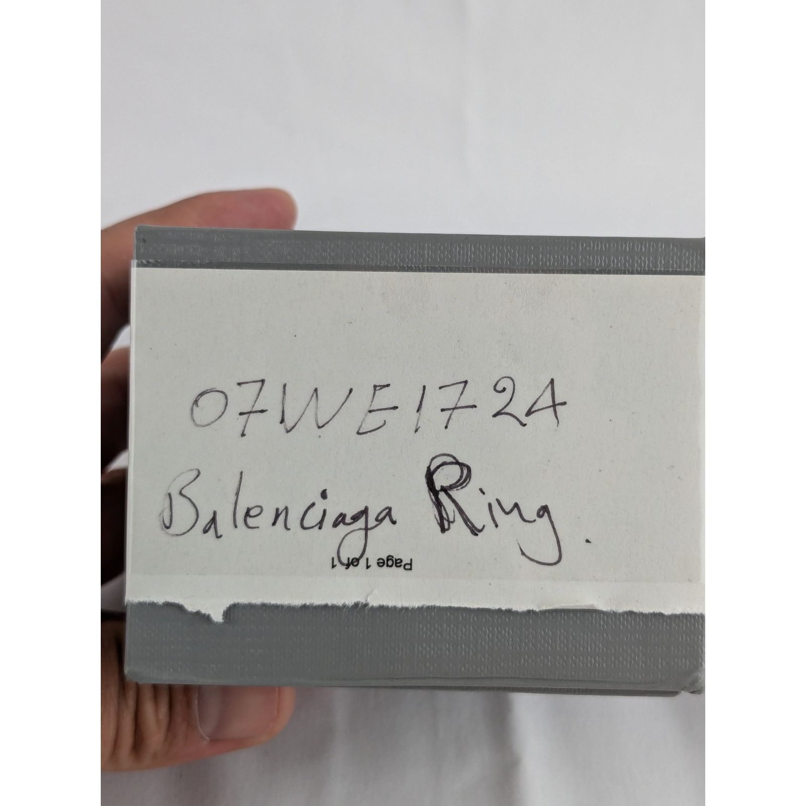 Balenciaga o1rshd1 Size: 54 / Dup / Ring in Golden Size ONE SIZE - 4 Thumbnail