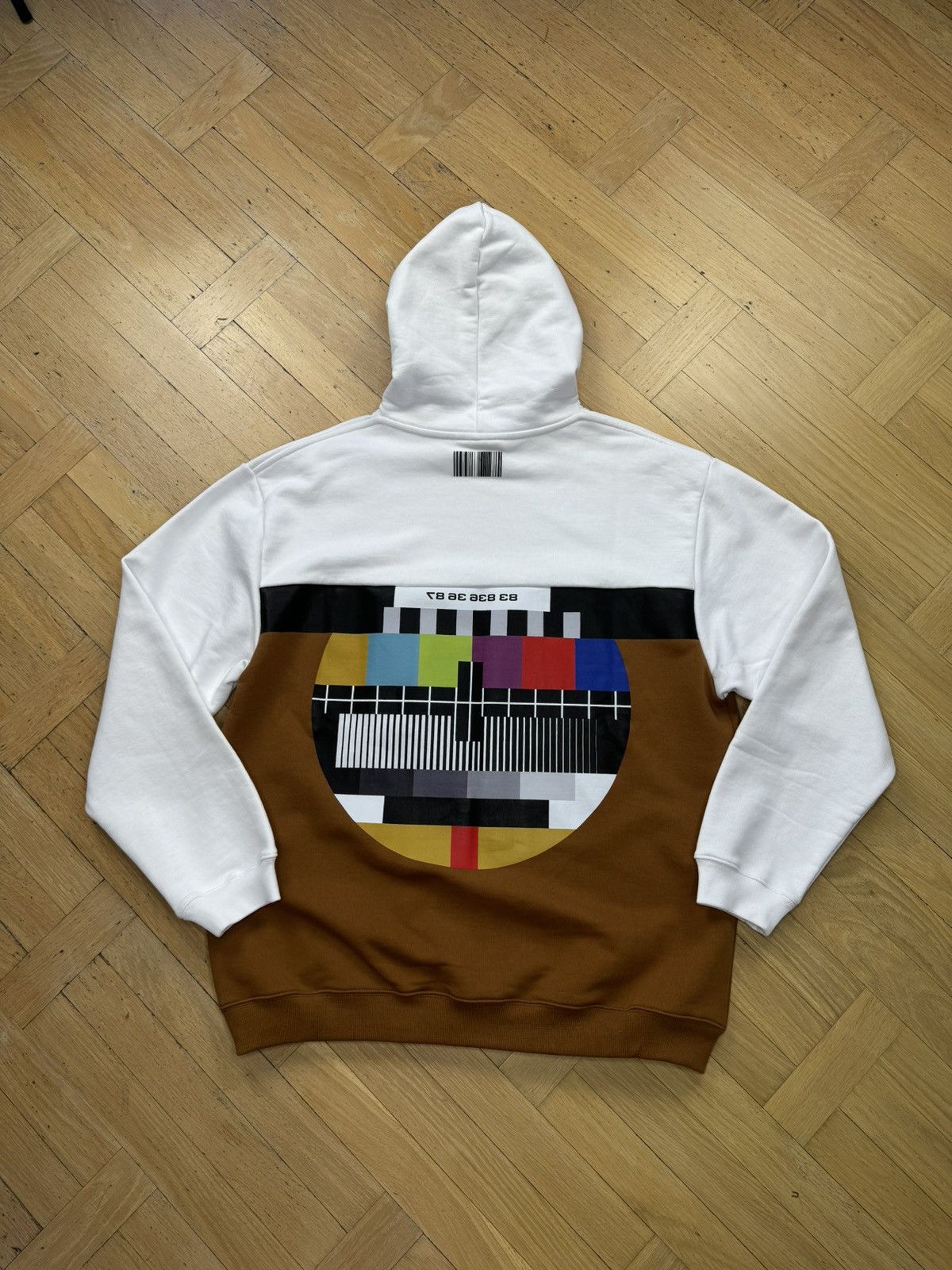 VTMNTS VTMNTS “No Signal” Barcode Hoodie SS23 Size US XL / EU 56 / 4 - 2 Thumbnail