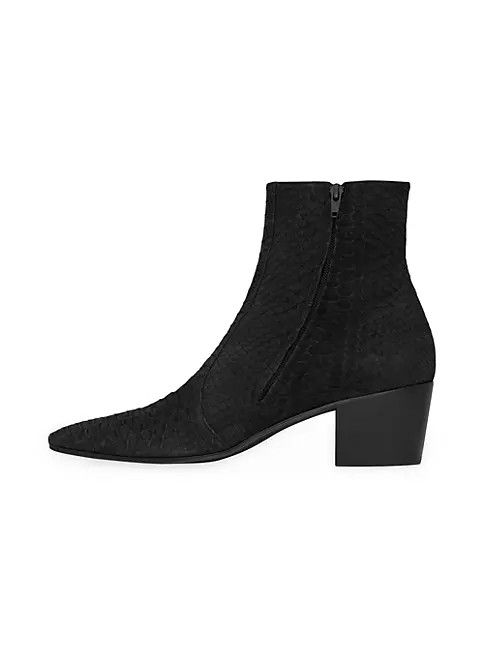 Saint Laurent Paris o1s1wg111224 Vassili Zipped Boots in Black Size US 11 / EU 44 - 3 Thumbnail