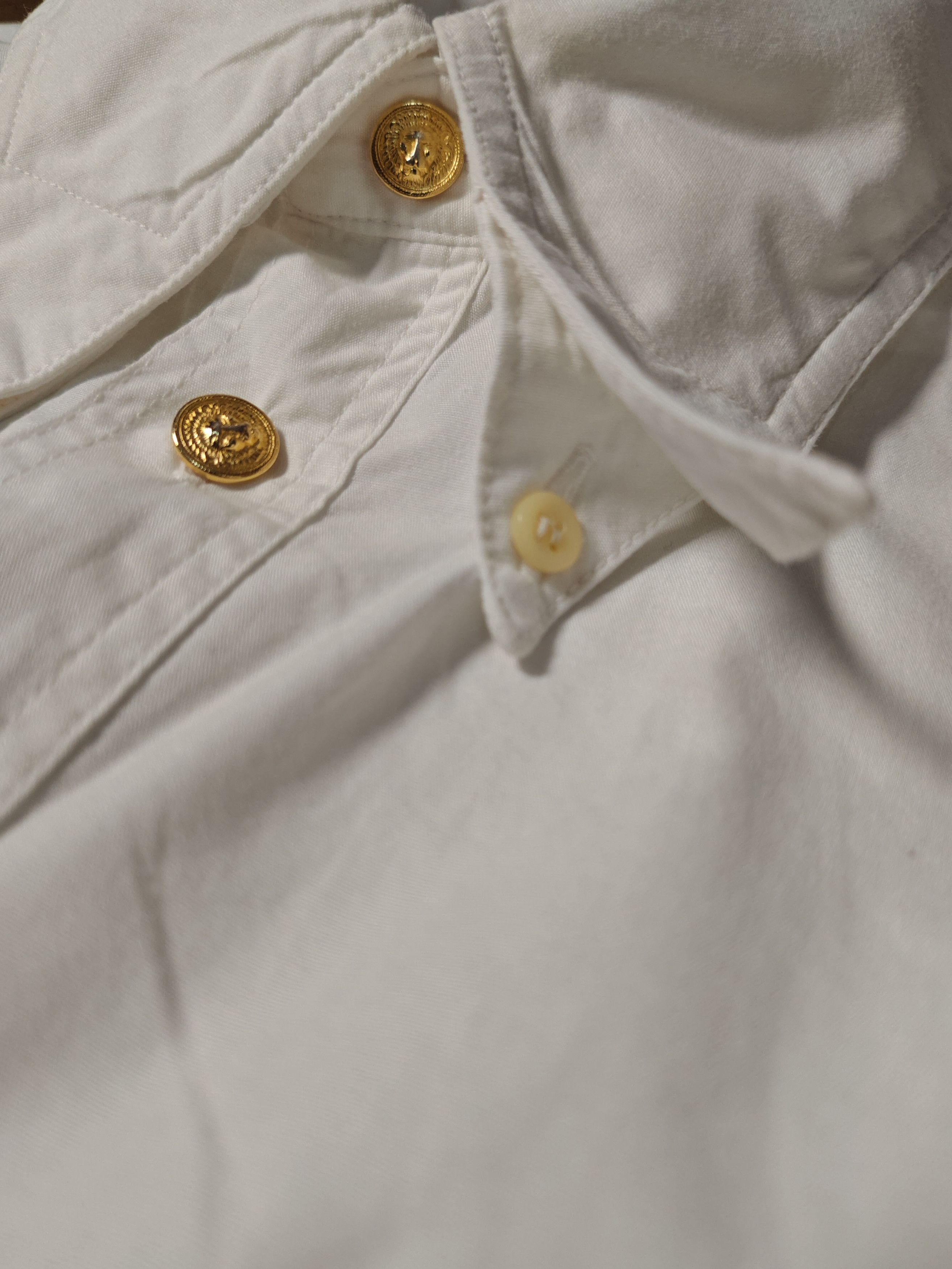Versus Versace Versus Versace 90s All Gold Lion Shirts Long Sleeves Italy Size US L / EU 52-54 / 3 - 9 Thumbnail