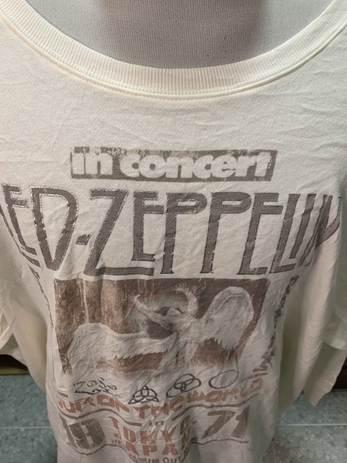 Band Tees × Led Zeppelin Led Zeppelin Sweatshirt Big Size Size US XXL / EU 58 / 5 - 5 Thumbnail