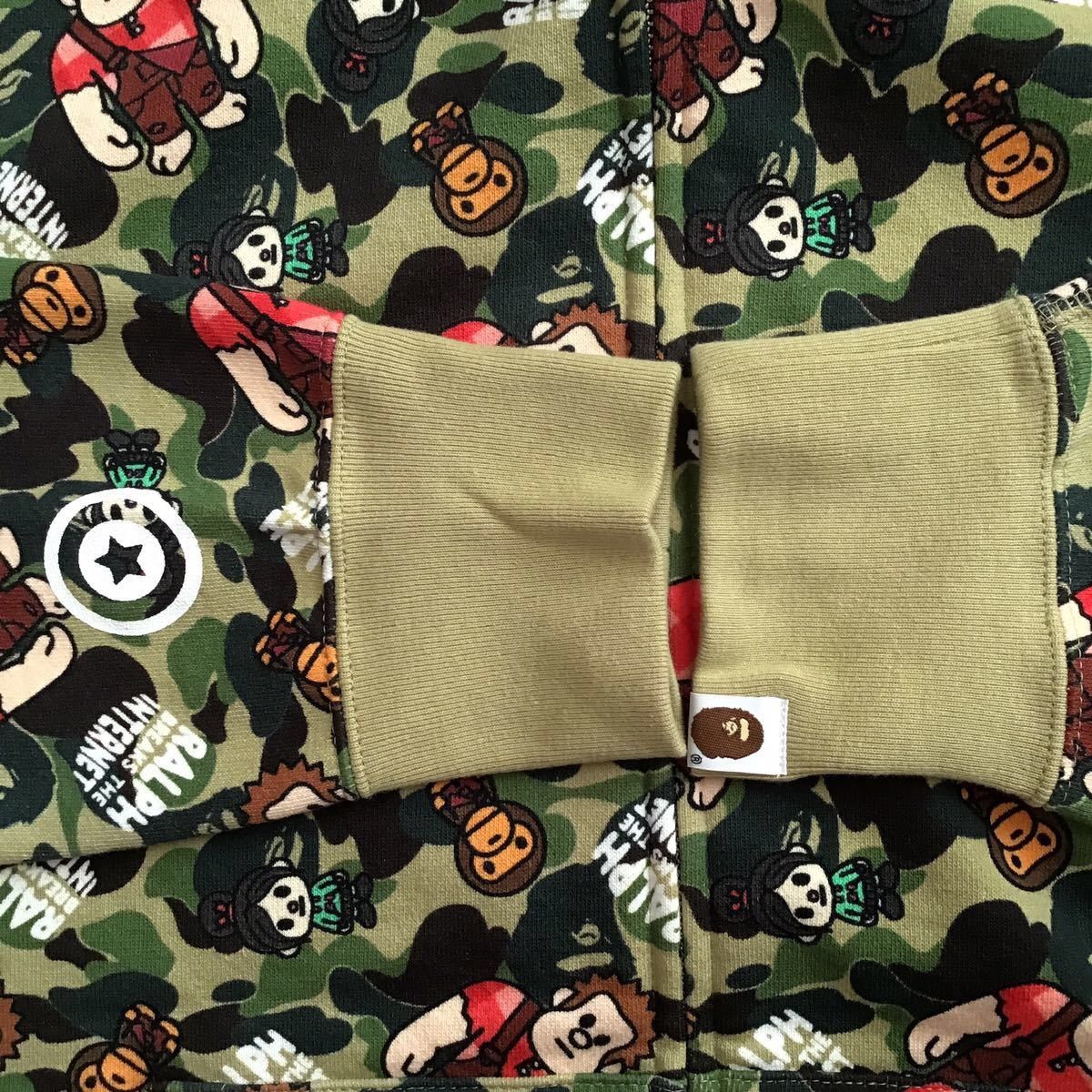 Bape × Disney BAPE × DISNEY Ralph milo ABC camo Shark full zip hoodie APE Size US L / EU 52-54 / 3 - 7 Thumbnail