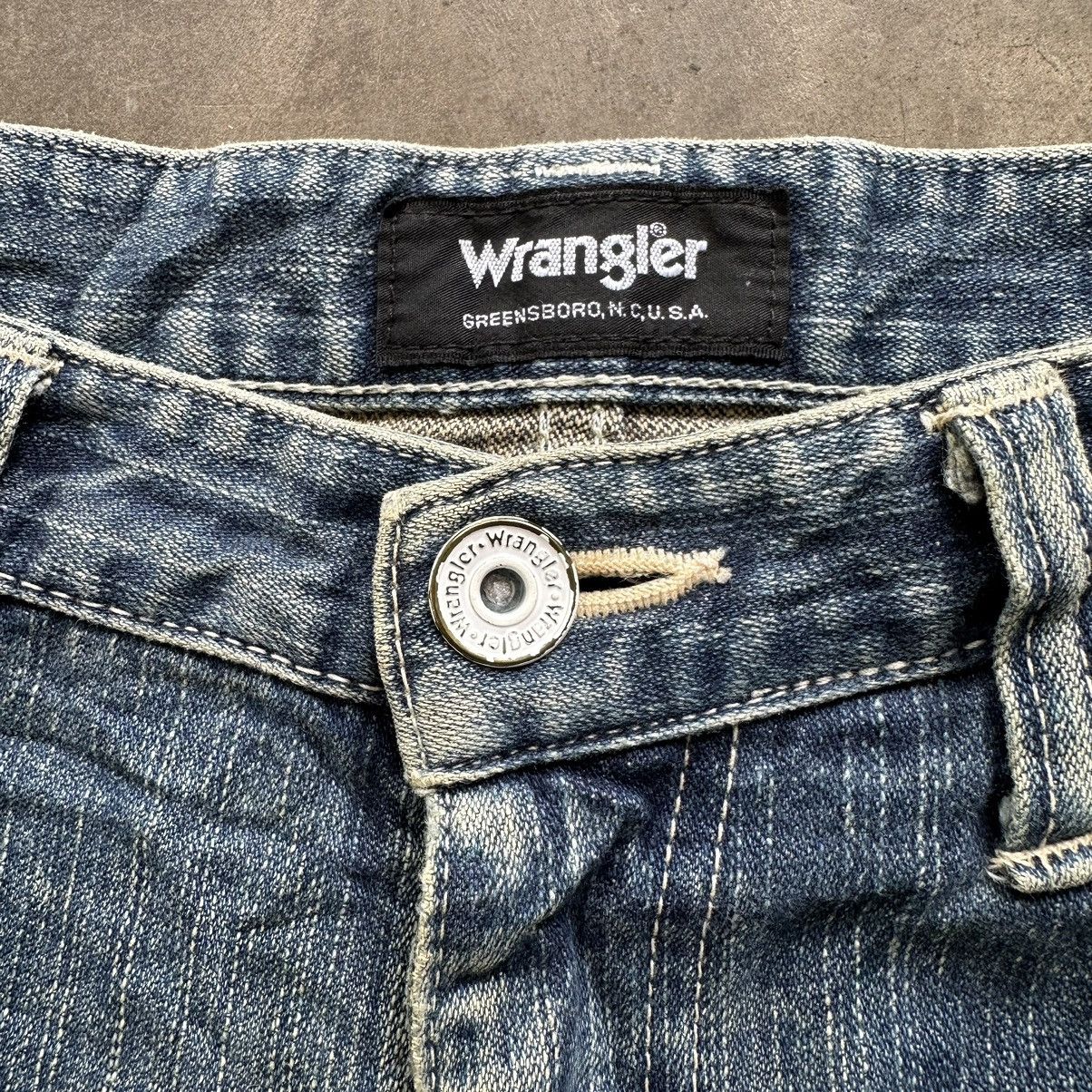 Japanese Brand W34 🔥 Vtg Wrangler Faded Distressed Sick Denim Jean Pant Size US 34 / EU 50 - 6 Thumbnail