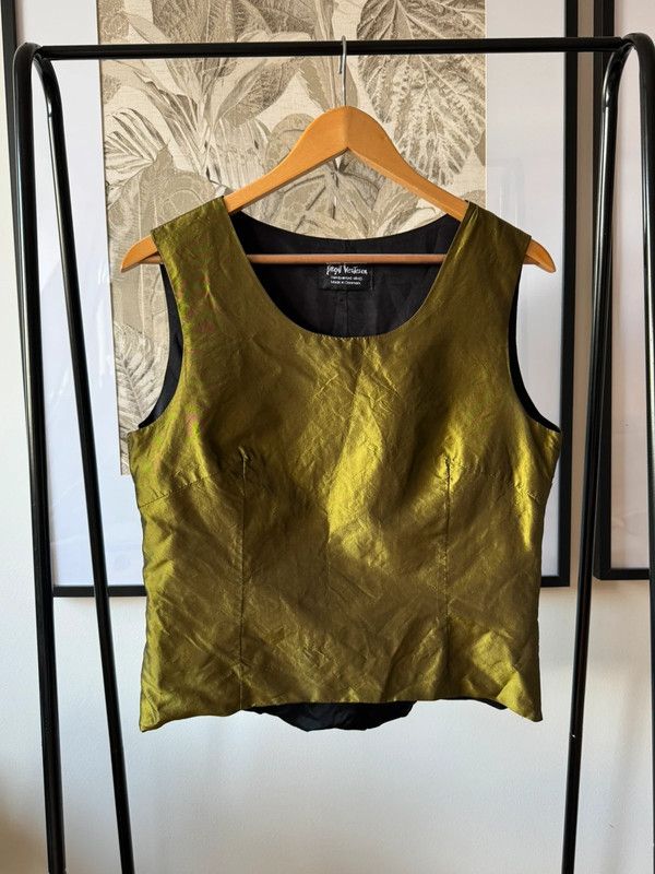Other silk set: midi skirt and crop top Size 30" / US 8 / IT 44 - 5 Thumbnail