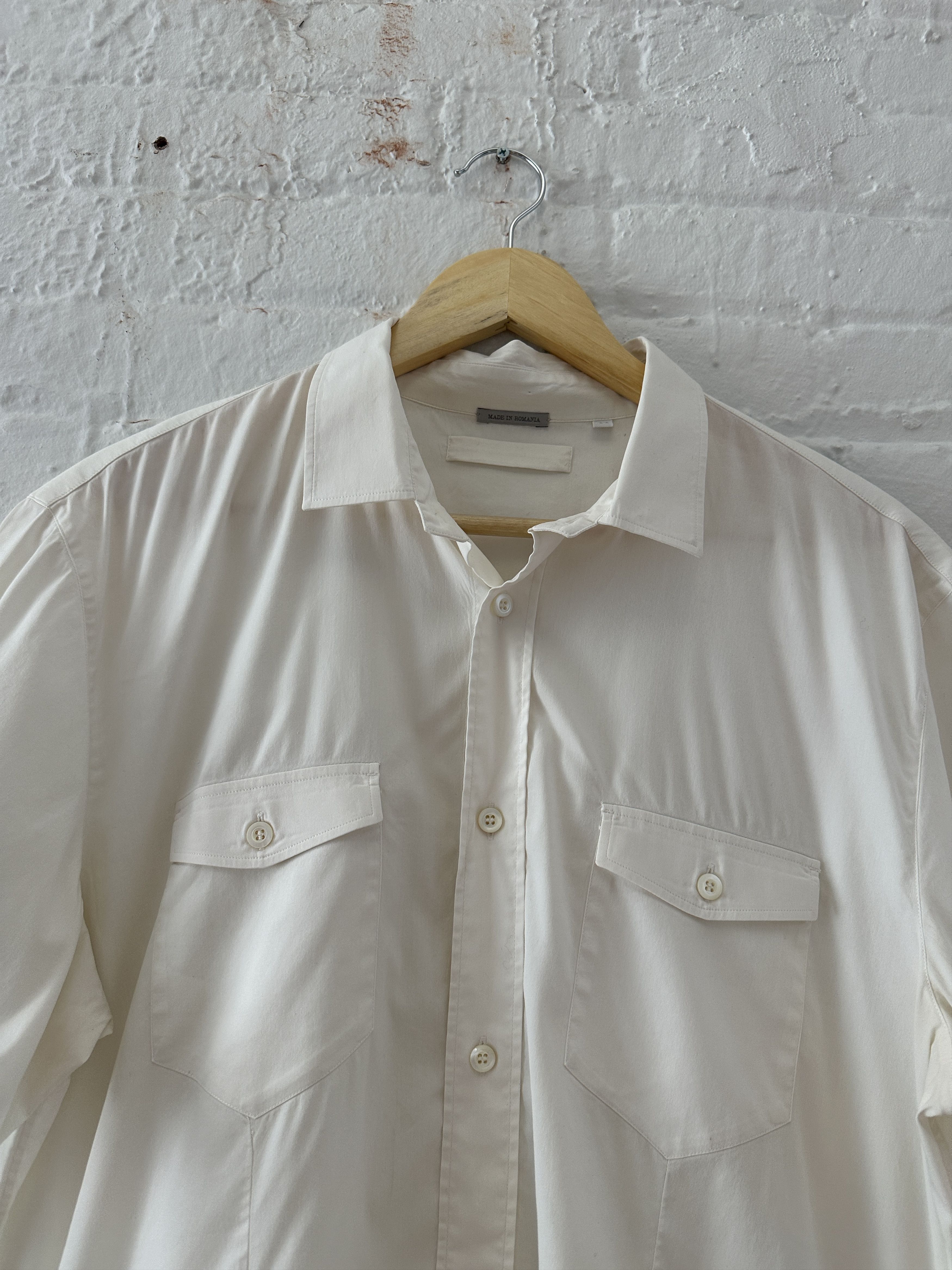 Prada Prada Military Short Sleeve Button Up Shirt Size US M / EU 48-50 / 2 - 2 Thumbnail