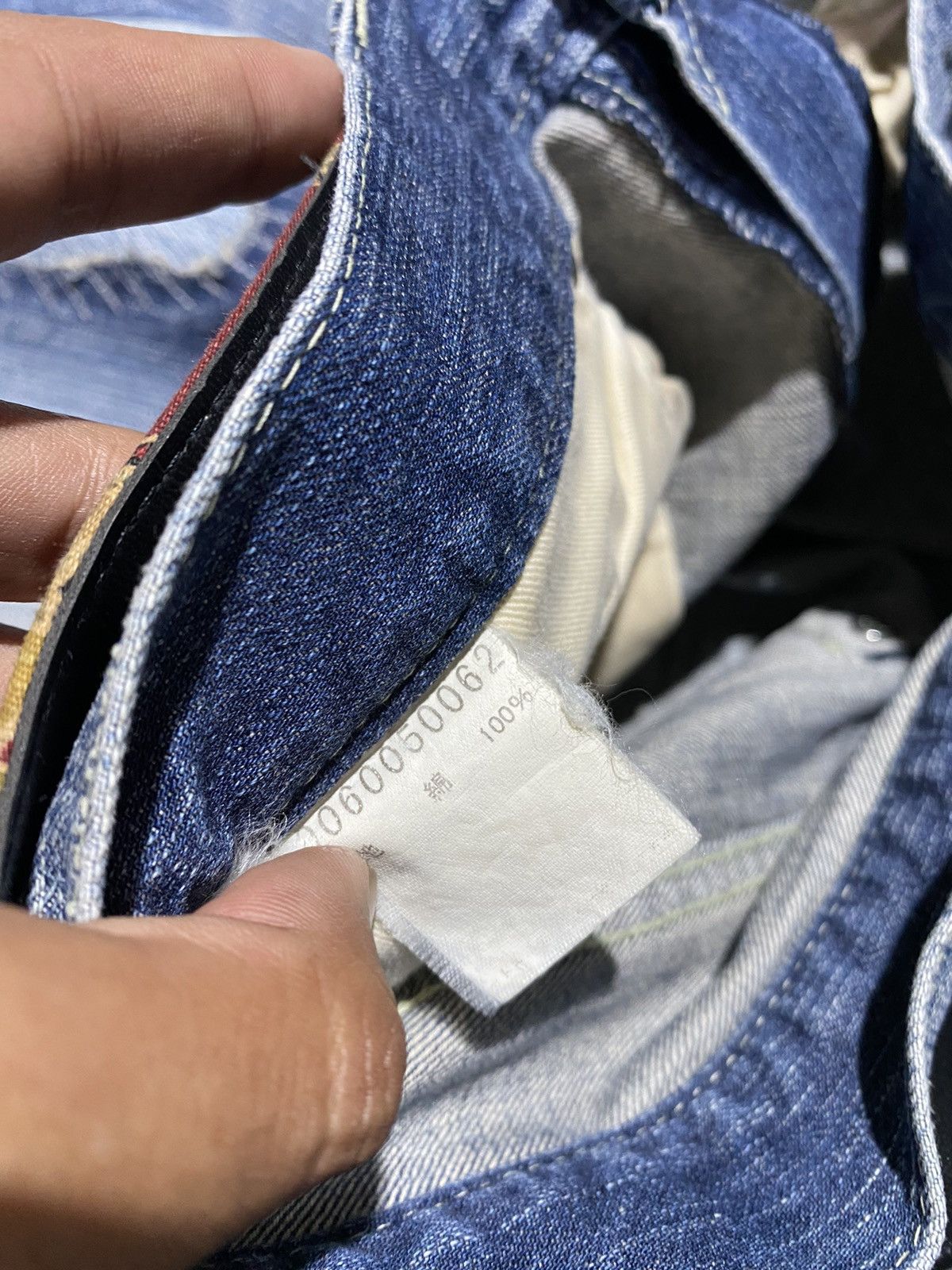 ABAHOUSE 2000s ABAHOUSE - Sashiko/Boro Patchwork Denim Pants Size US 34 / EU 50 - 8 Thumbnail