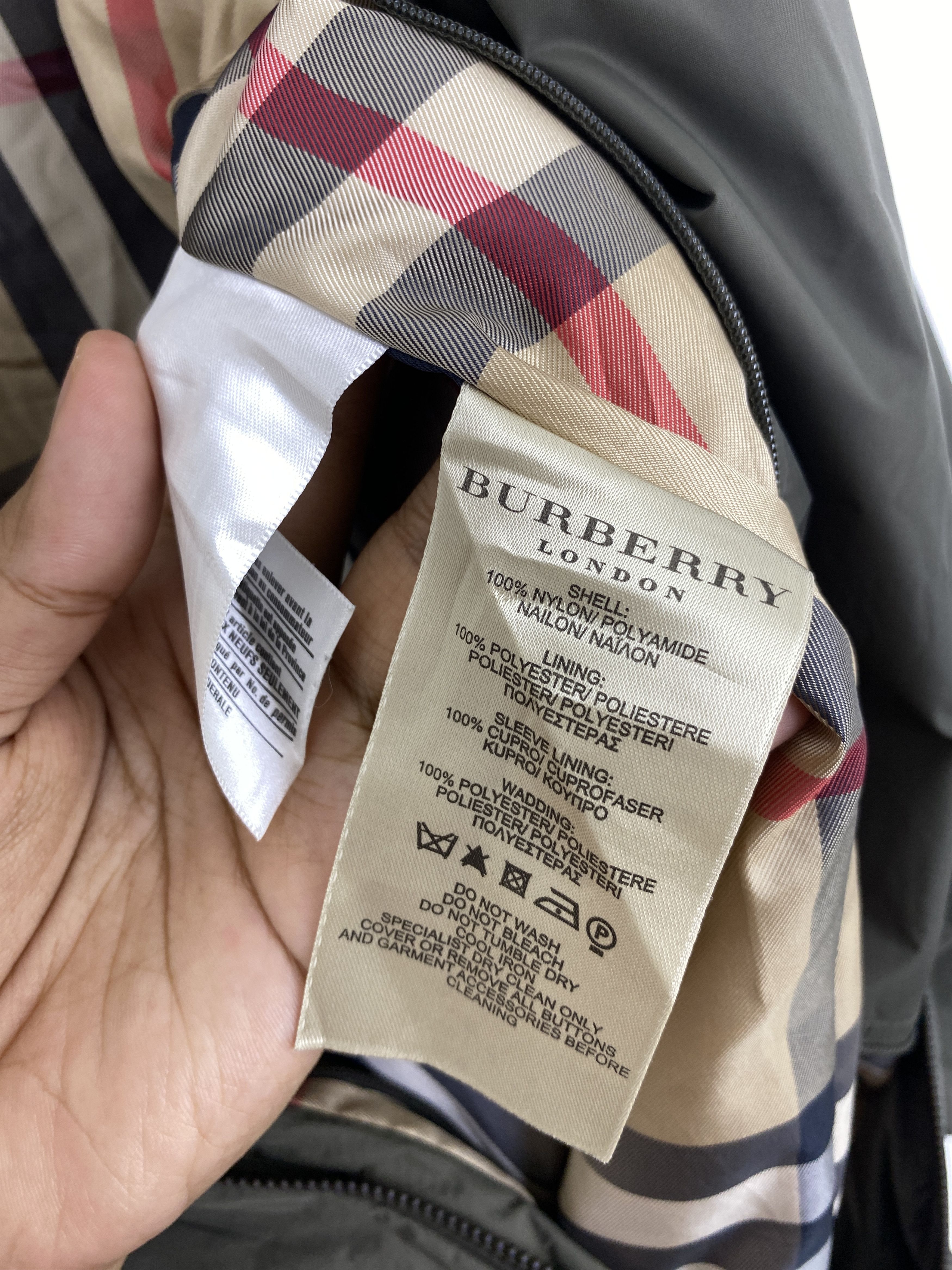 Burberry Vintage Burberry Olive Green Nylon Field Jacket JA0190 Size US L / EU 52-54 / 3 - 8 Thumbnail