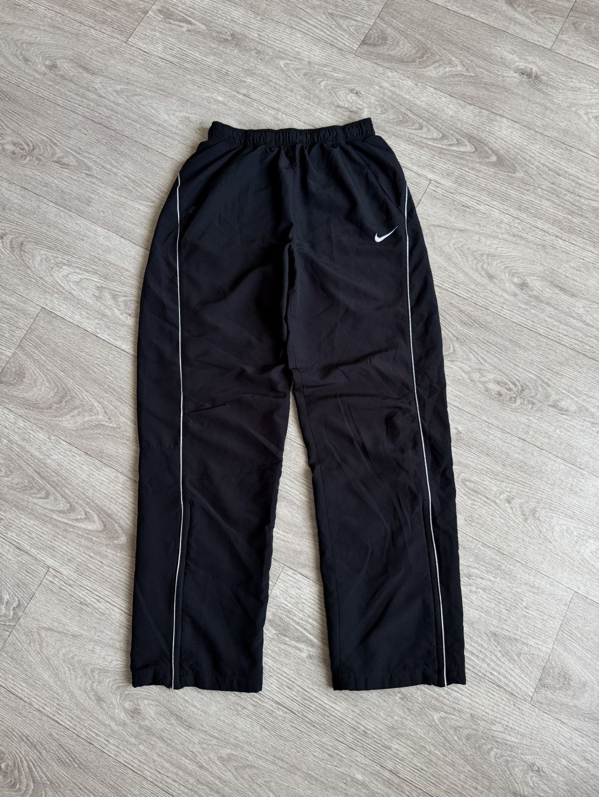 Nike 🔷Vintage Nike Drill Y2K Nylon Track Pants🔷 Size US 34 / EU 50 - 1 Thumbnail