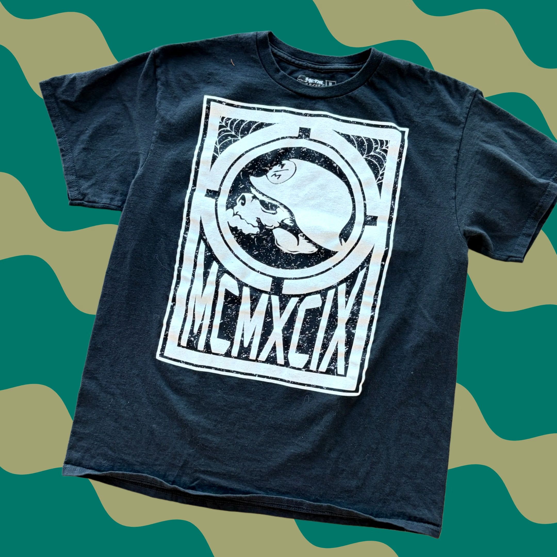 Vintage VINTAGE Metal Mulisha Skull MCMXCIX Grunge Black Graphic T Shirt Men’s Large L Shirts Mens Black Skull Graphic MCMXCIX Vintage Y2K Size US L / EU 52-54 / 3 - 1 Thumbnail