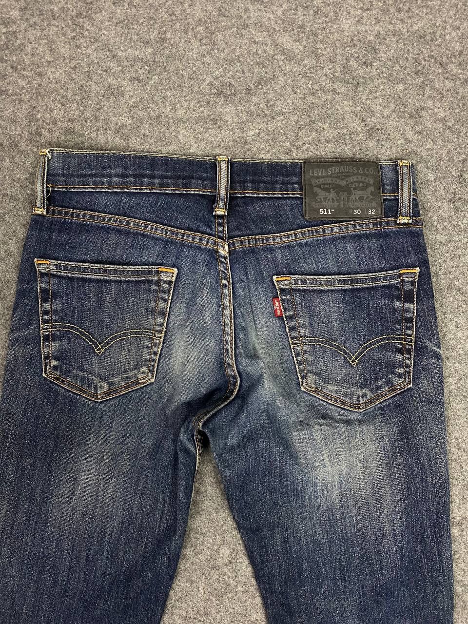 Levi's levis 511 slim distressed denim nice design Size US 32 / EU 48 - 3 Thumbnail