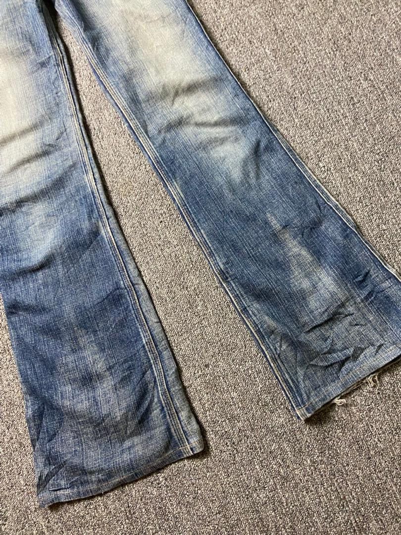 Japanese Brand Brappers Brand Low Rise Light Wash Flare Jeans (184) Size 27" / US 4 / IT 40 - 12 Thumbnail