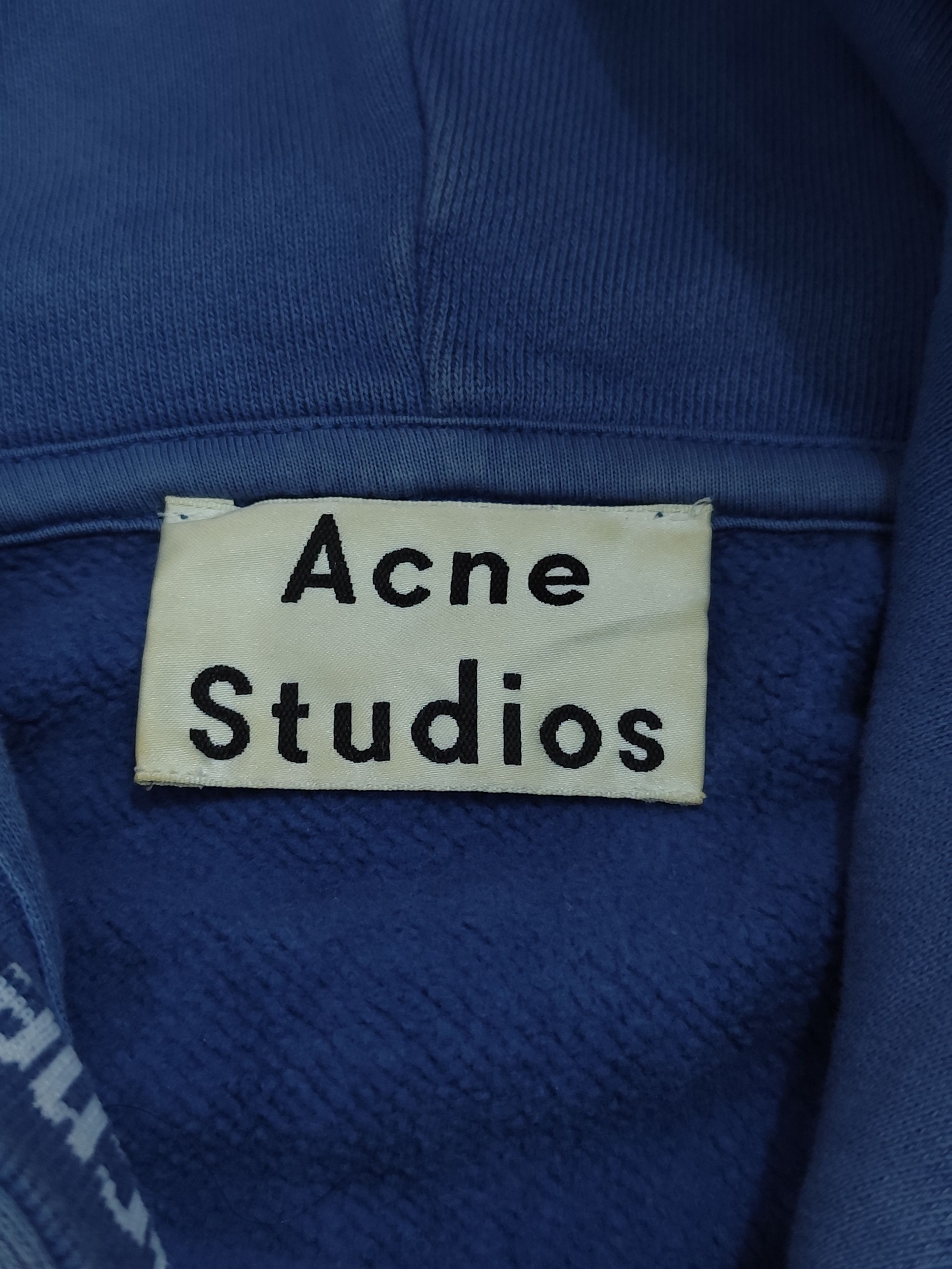 Acne studios yala as rib hoodie oversized