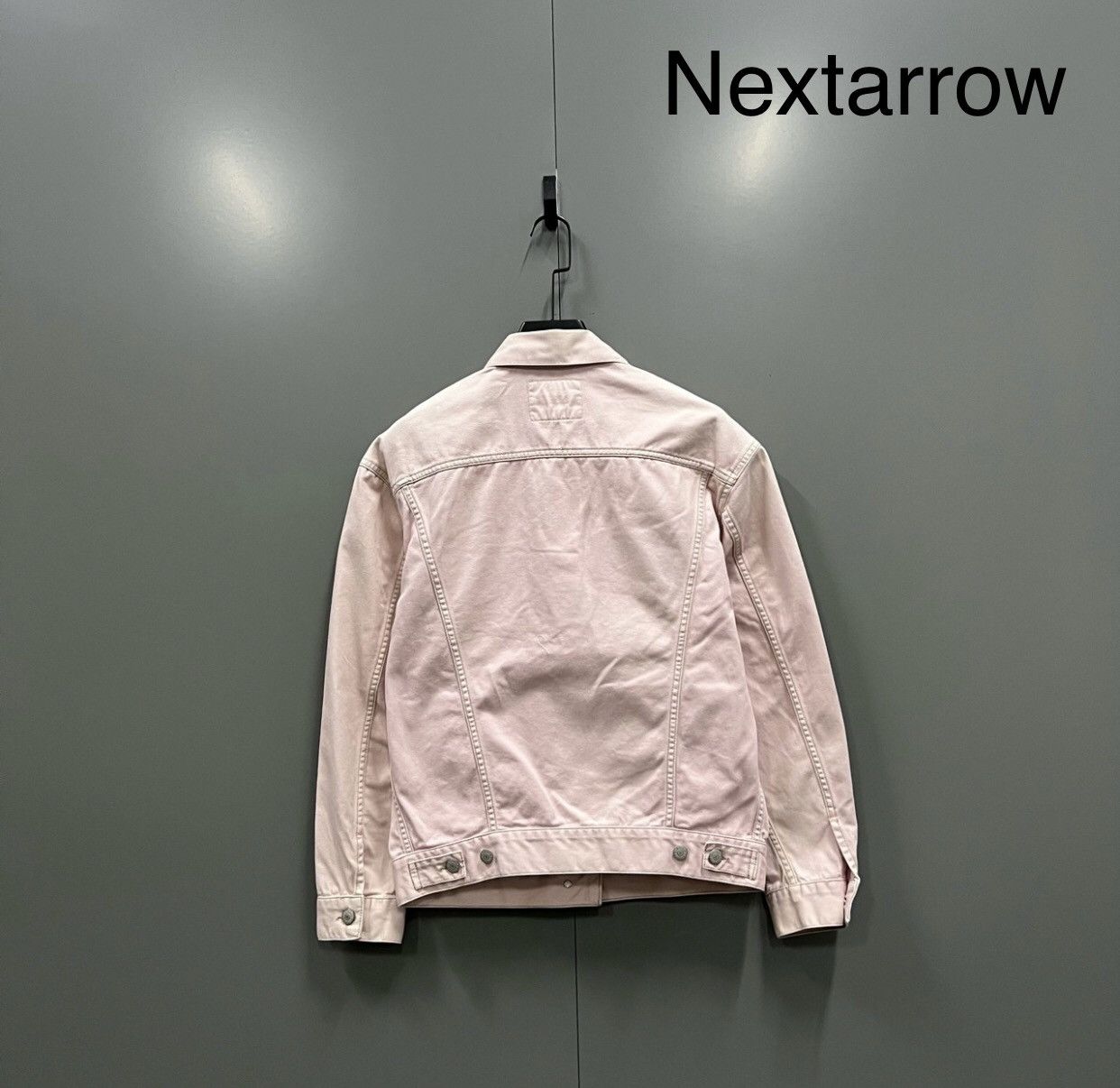 Acne Studios Acne Studios Pink washed denim jacket 2410