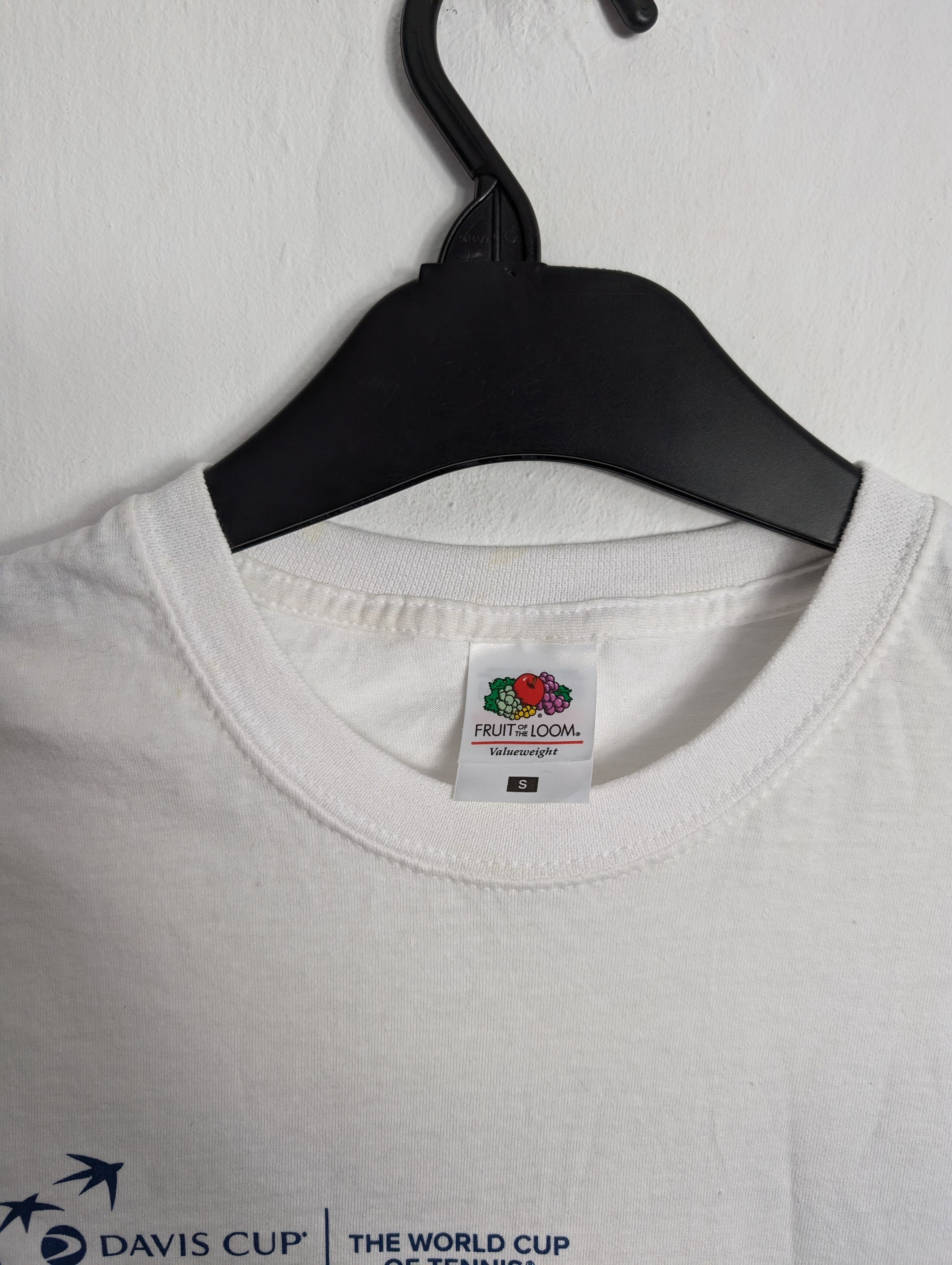 Fruit Of The Loom × Vintage Tennis Davis Cup Jamie Murray T-shirt Size US S / EU 44-46 / 1 - 4 Thumbnail