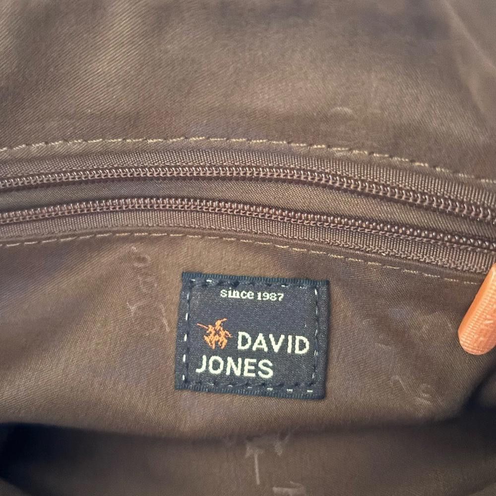 Designer Vintage David Jones minth Leather Purse Size ONE SIZE - 3 Thumbnail