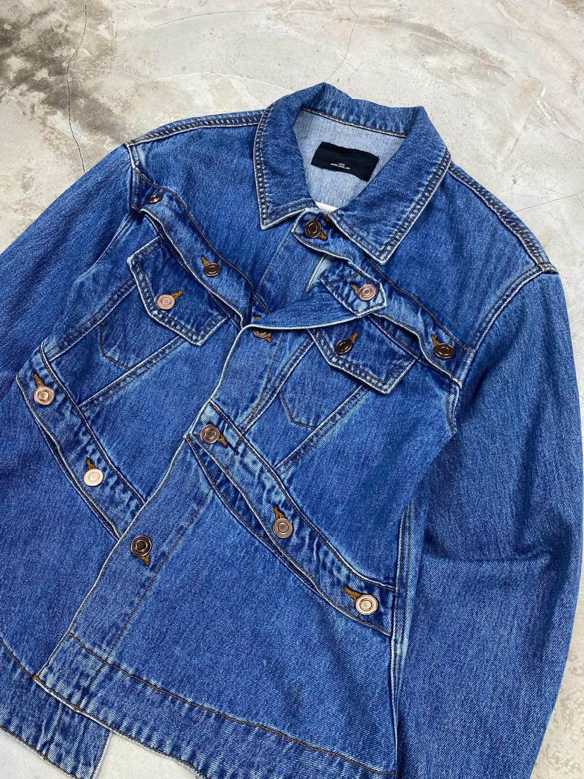 Other Jkoo AW19 Distorted Denim Jacket Size US XS / EU 42 / 0 - 3 Thumbnail