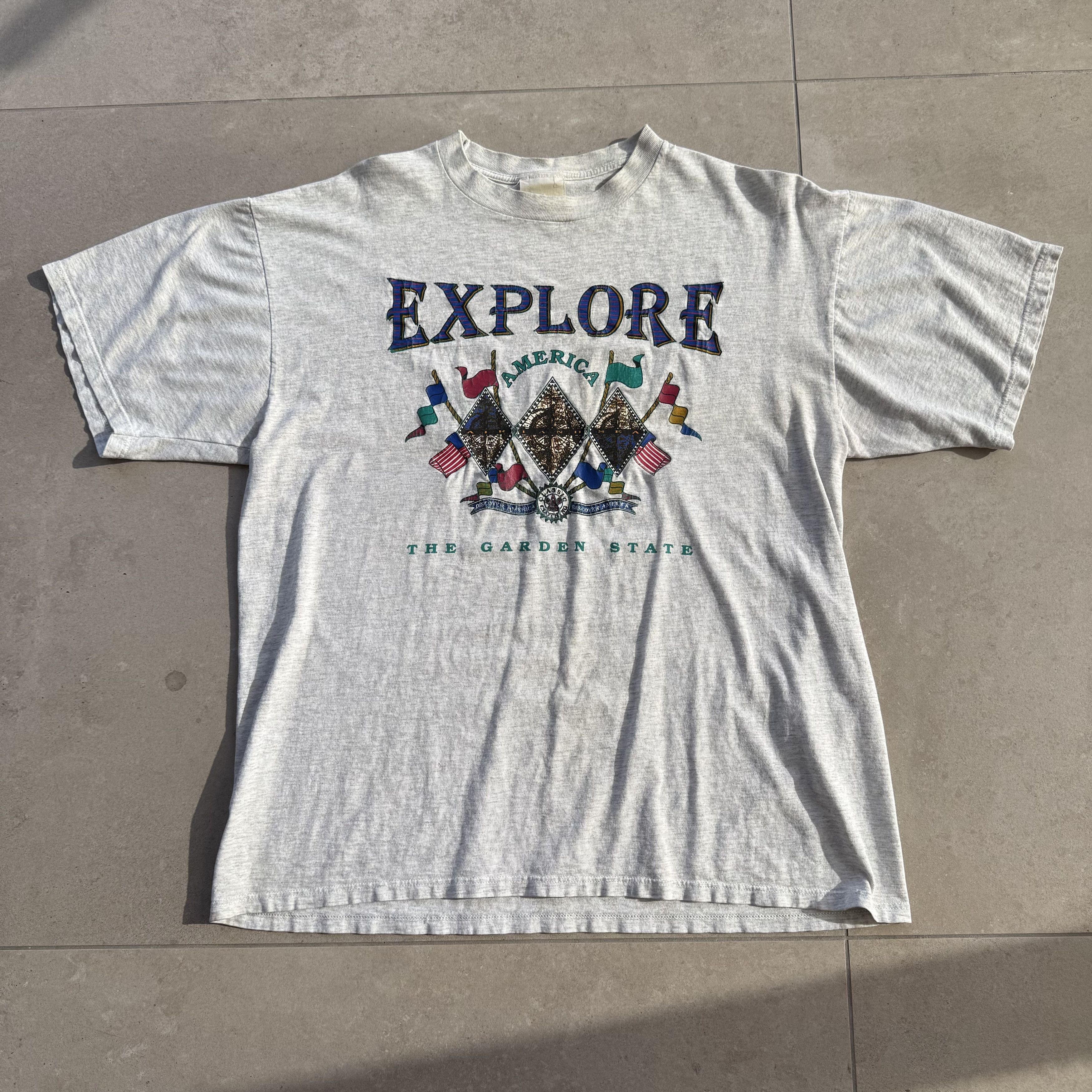 Vintage Vintage Made in USA Explore America Shirt Size US XL / EU 56 / 4 - 1 Thumbnail