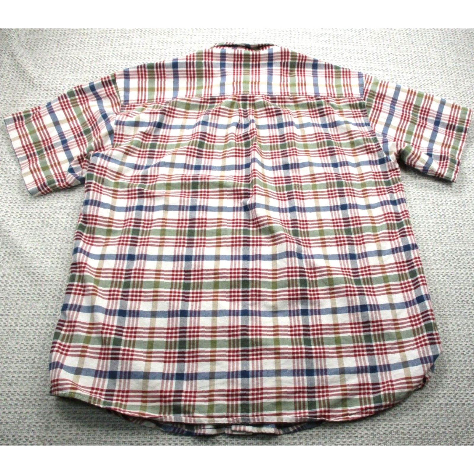Wrangler Wrangler Twenty X Shirt Mens XL Red Plaid Button Up Western Short Sleeve Size US XL / EU 56 / 4 - 7 Thumbnail