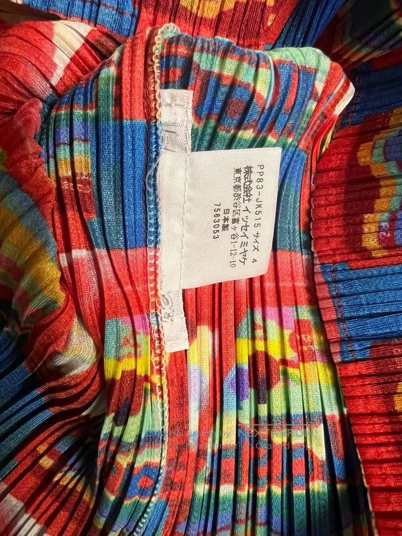 Issey Miyake Issey Miyake Red Detergent Short Sleeve Top Size XL / US 12-14 / IT 48-50 - 5 Thumbnail