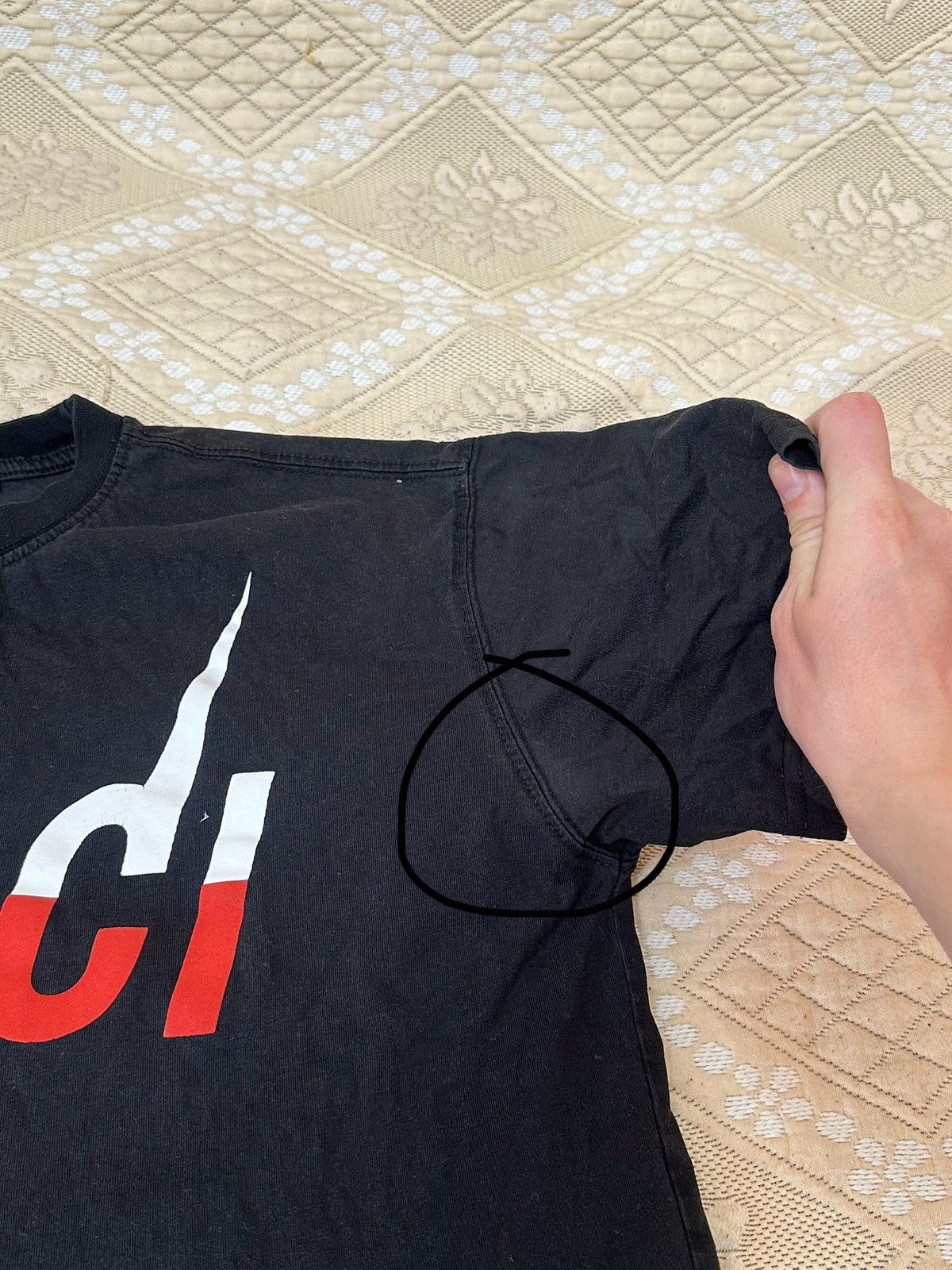 Vintage 🔥 Vintage Big Logo Gucci Styled T Shirt Y2K Italy Size US S / EU 44-46 / 1 - 4 Thumbnail