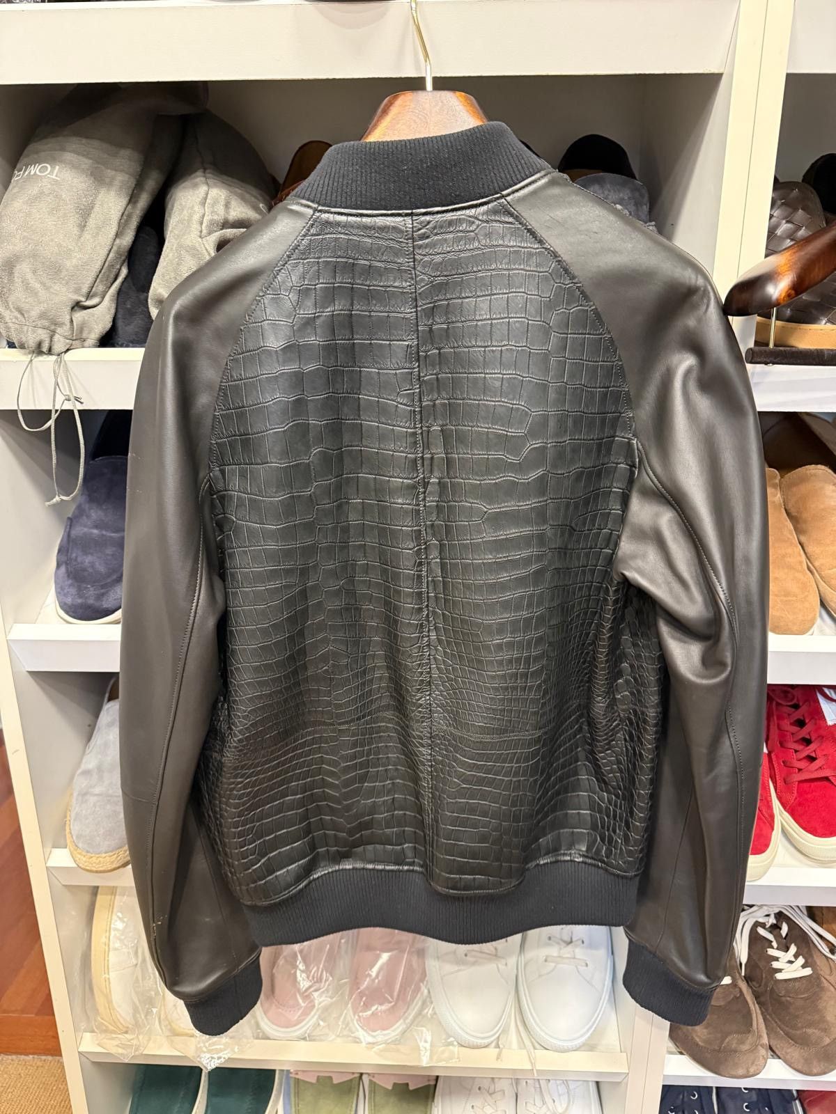 Hermes Hermes Rare Crocodile Bomber Jacket Size US M / EU 48-50 / 2 - 5 Thumbnail
