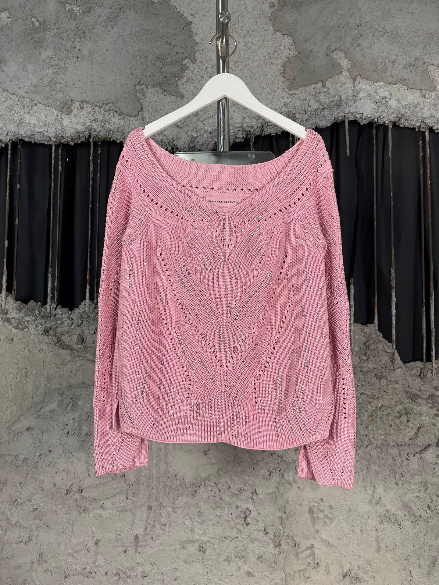 Ermanno Scervino Ermanno Scervino Crystal Sweater 42 New Size M / US 6-8 / IT 42-44 - 1 Thumbnail