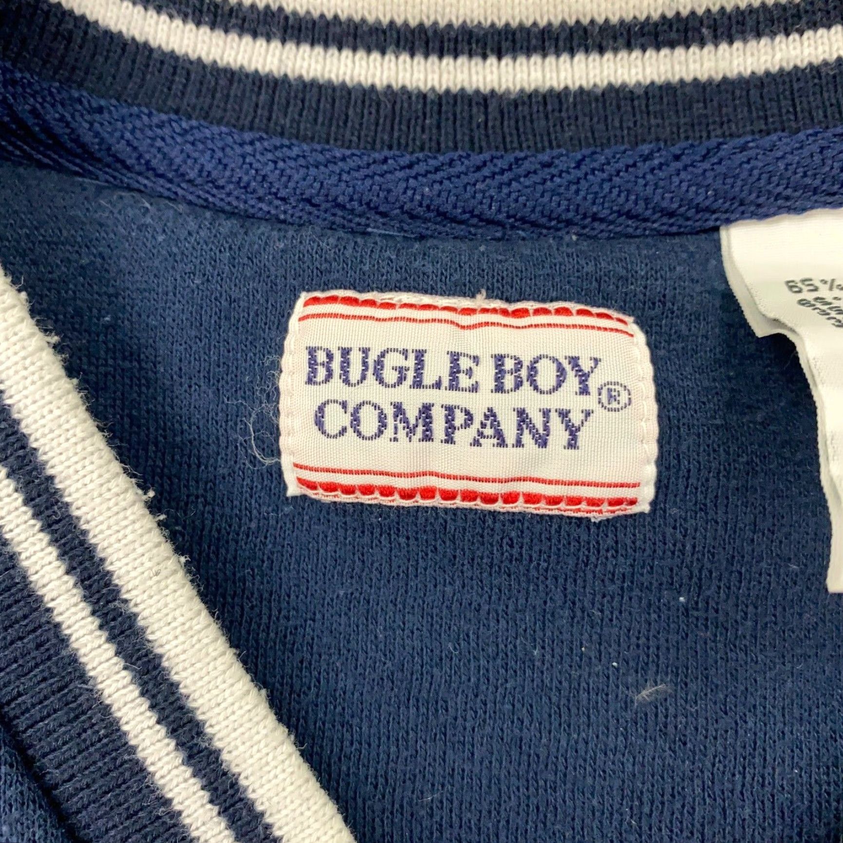 Bugle Boy VINTAGE Bugle Boy Sleeveless Sweater Shirt Mens L Blue Knit V-Neck Golf Preppy College Y2K Size US L / EU 52-54 / 3 - 4 Thumbnail
