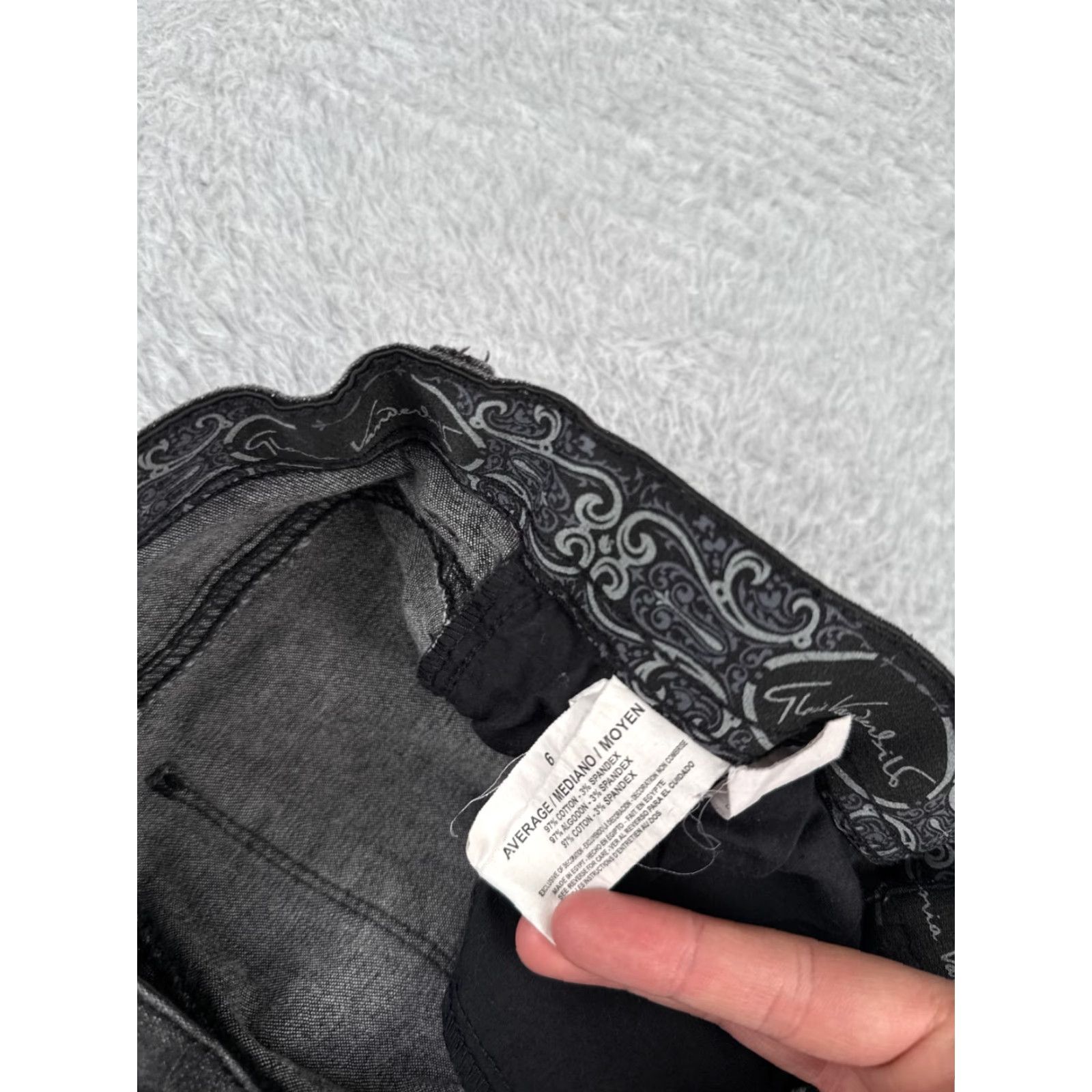 Gloria Vanderbilt Gloria Vanderbilt Jeans Womens Bootcut Denim 27x30 Black Comfort Waistband Regular 6 Inseam 30 Womens Size 28" / US 6 / IT 42 - 7 Thumbnail