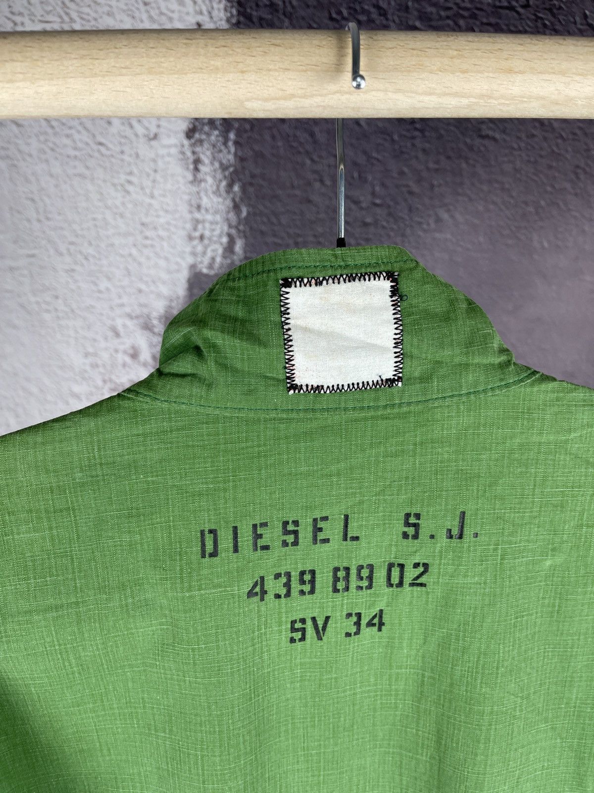 Diesel Diesel vintage made in Italy green yellow bomber jacket Size US L / EU 52-54 / 3 - 16 Thumbnail