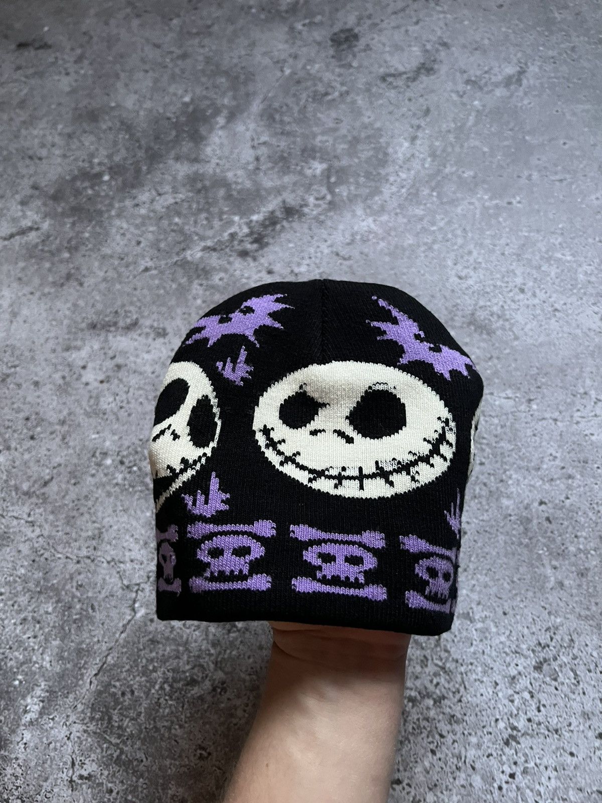 Vintage The Nightmare before Christmas Style Beanie Hat Size ONE SIZE - 8 Thumbnail
