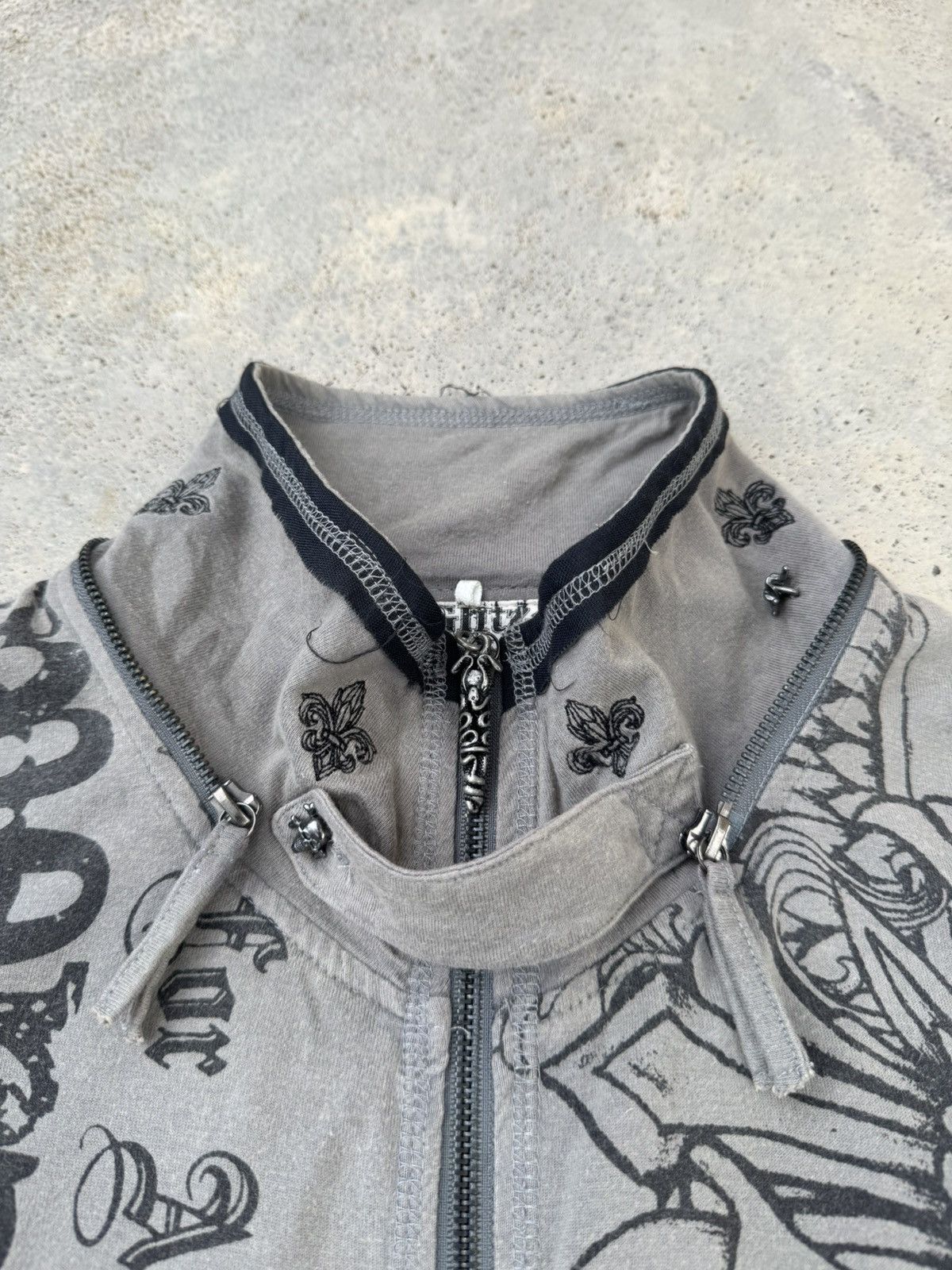14th Addiction Seditionaries Anarchy Punk Zip Up Hoodie Size US M / EU 48-50 / 2 - 7 Thumbnail
