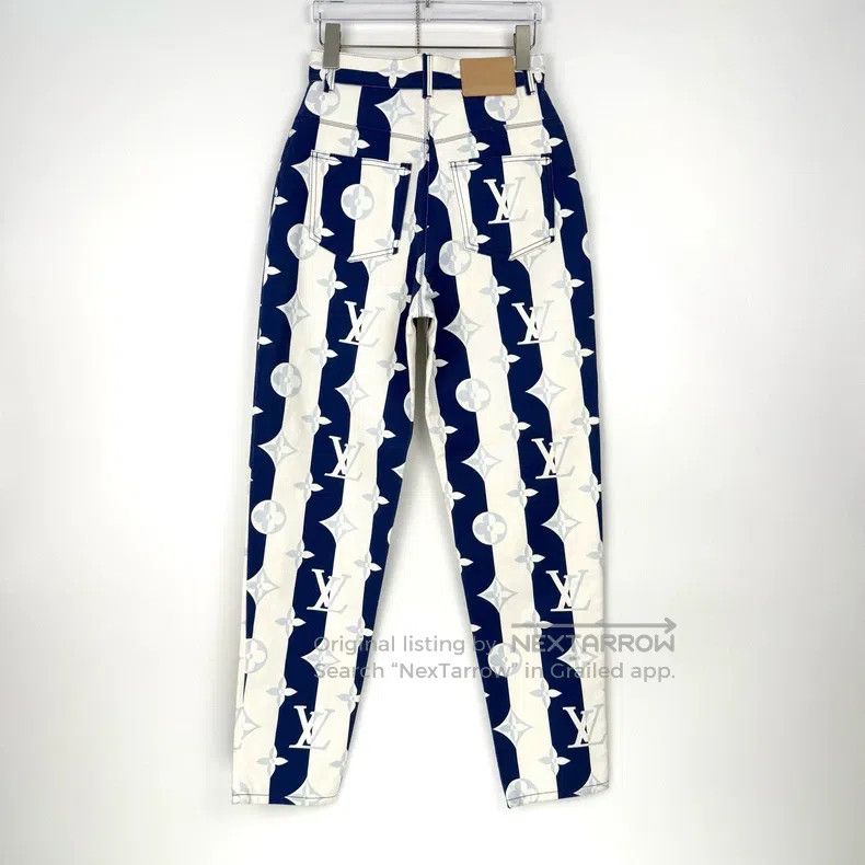 Louis Vuitton Louis Vuitton Blue and white classic logo jeans Size US 36 / EU 52 - 4 Thumbnail