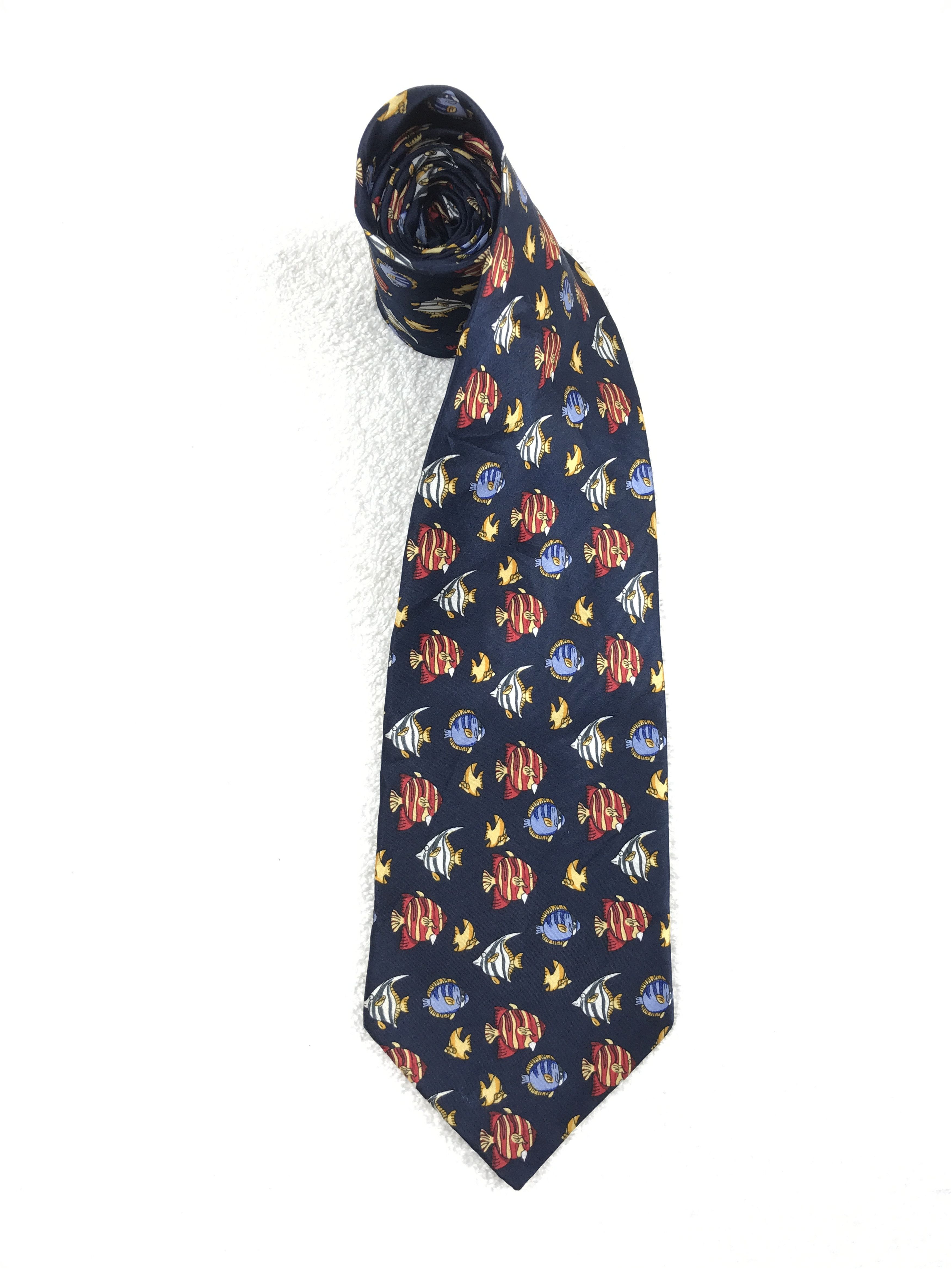 Designer × Hugo Boss × Vintage Vintage Hugo Boss Silk Necktie Size ONE SIZE - 2 Thumbnail