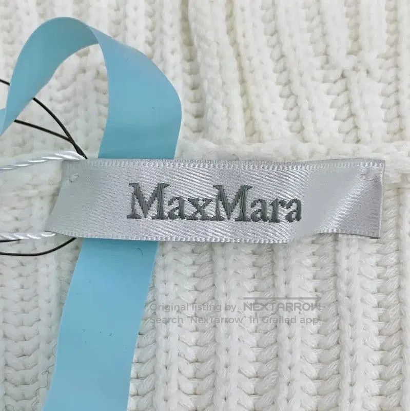 Max Mara MaxMara White Cotton Women's Cardigan . Size L / US 10 / IT 46 - 5 Thumbnail