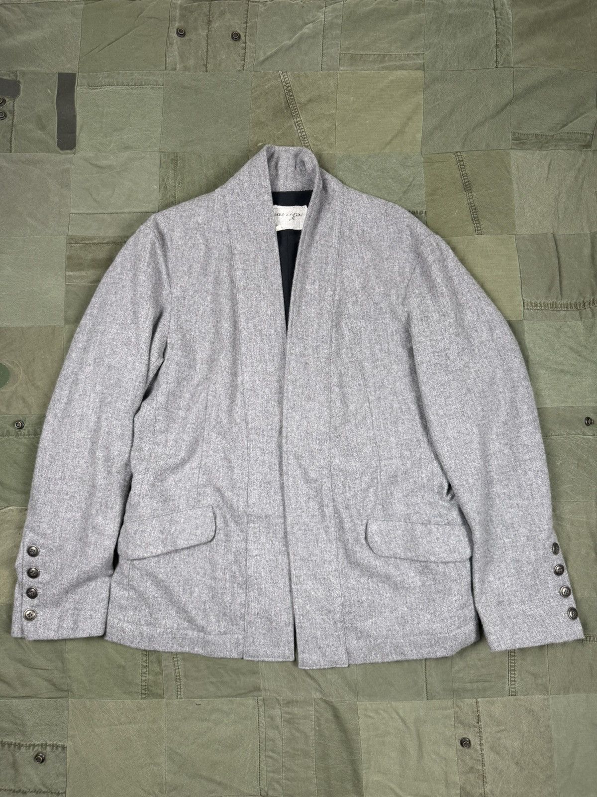 Grey Kimono Jacket - Main Image