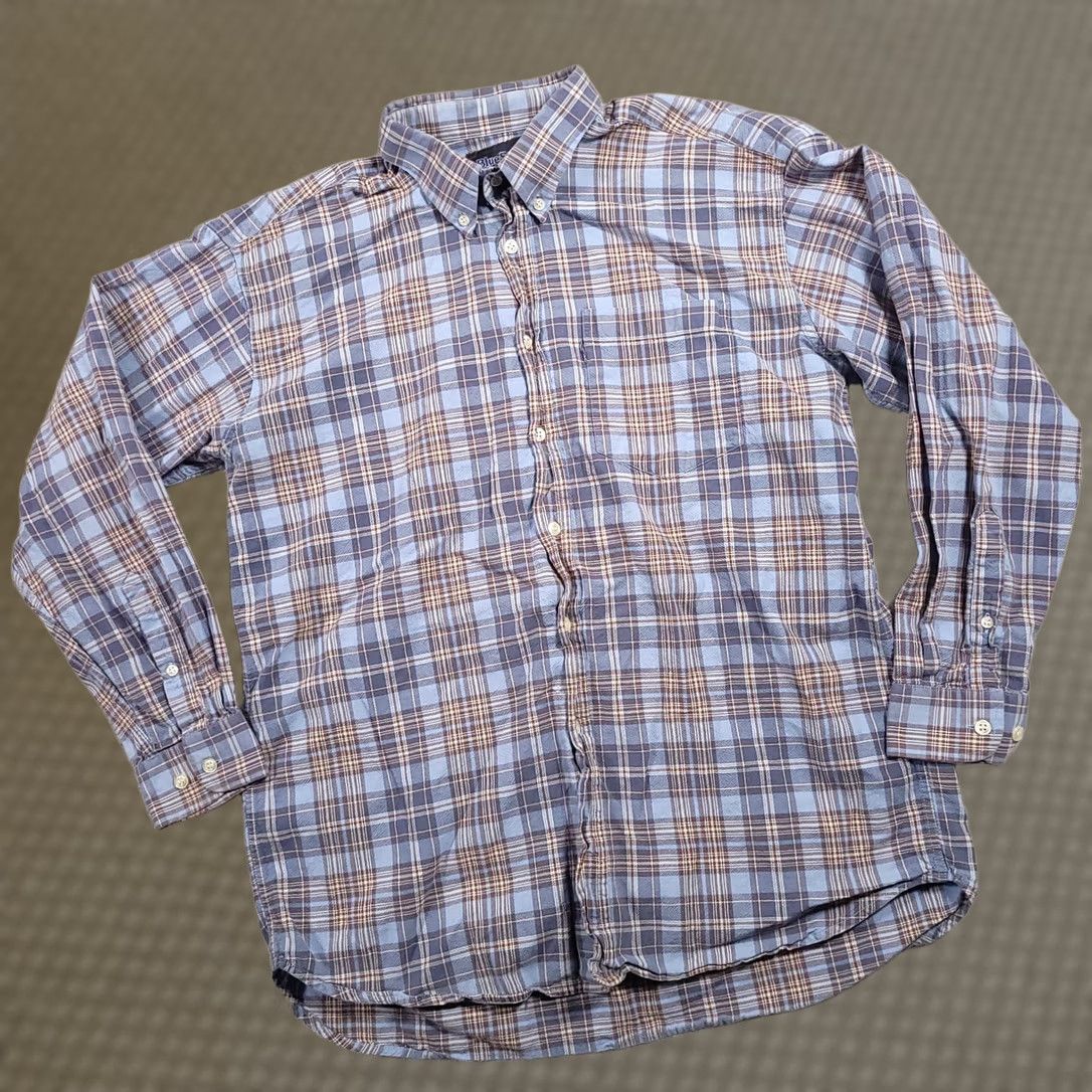 Vintage VINTAGE BlueStream Outdoors Plaid Long Sleeve Fishing Shirt Mens L Blue Button Up Size US L / EU 52-54 / 3 - 1 Thumbnail