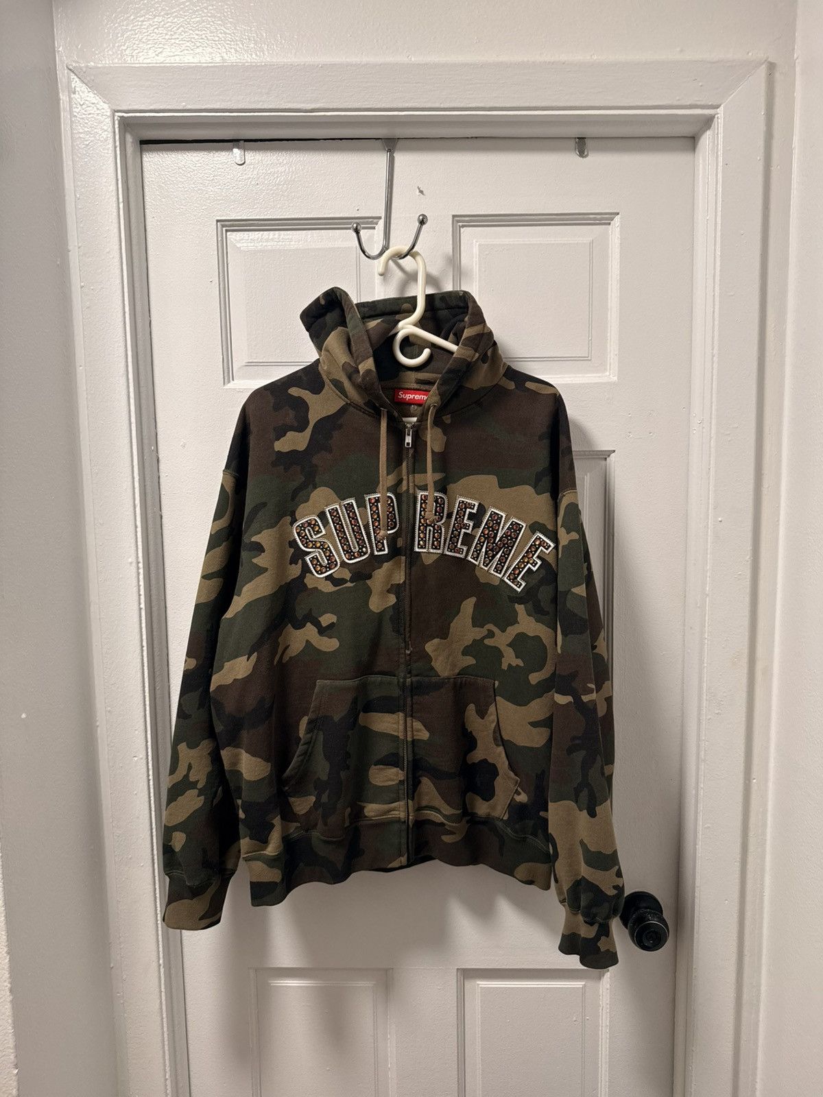 B.B. Simon × Supreme Camo zip hoodie | Grailed