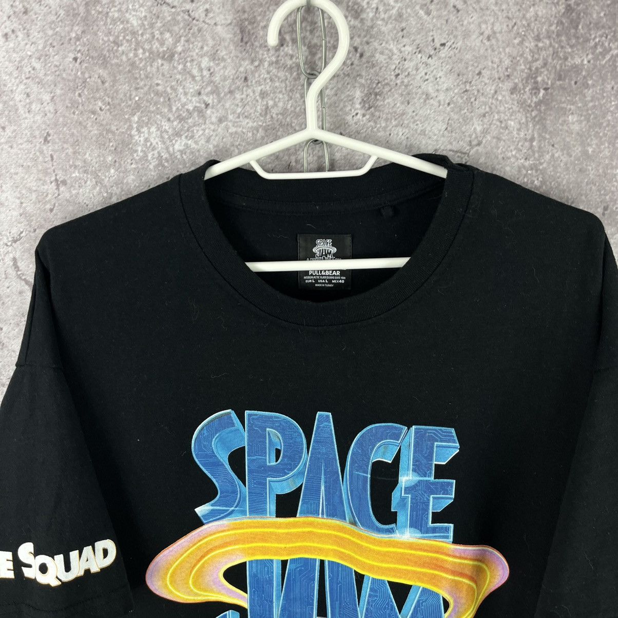 Cartoon Network Space Jam A New Legacy Tune Squad Big Logo Black Size L Size US L / EU 52-54 / 3 - 2 Thumbnail