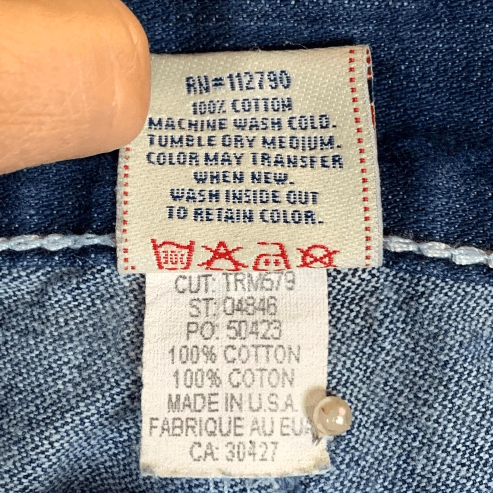 True Religion VINTAGE True Religion Jeans Blue Marco Big T 30x33 Western Pocket Flap Mens Jeans Blue 30x33 Mens Jeans Straight 30x33 Mens Size US 30 / EU 46 - 3 Thumbnail