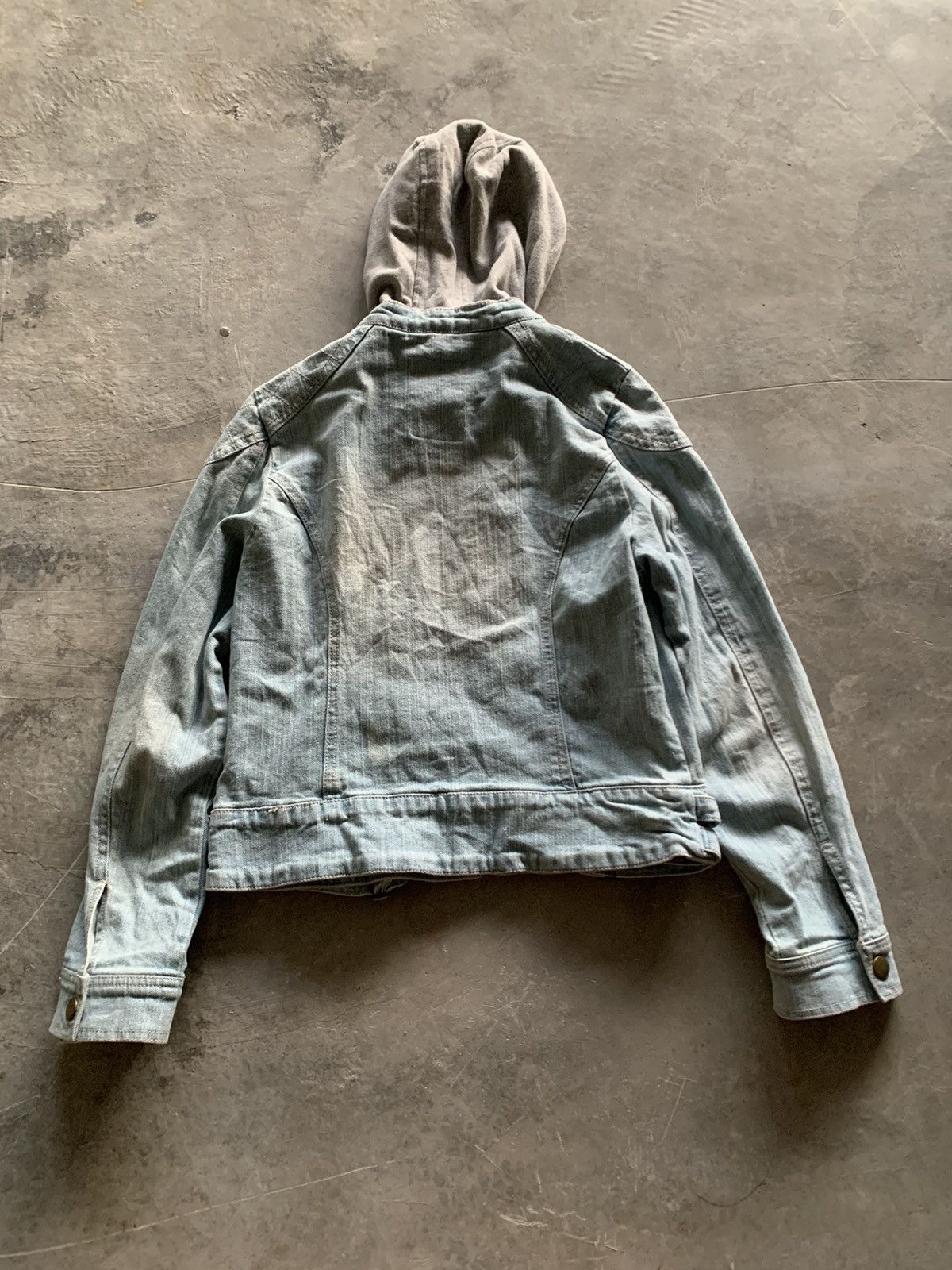 If Six Was Nine sorridere boxy denim biker jacket hooded grunge punk style Size US S / EU 44-46 / 1 - 2 Thumbnail