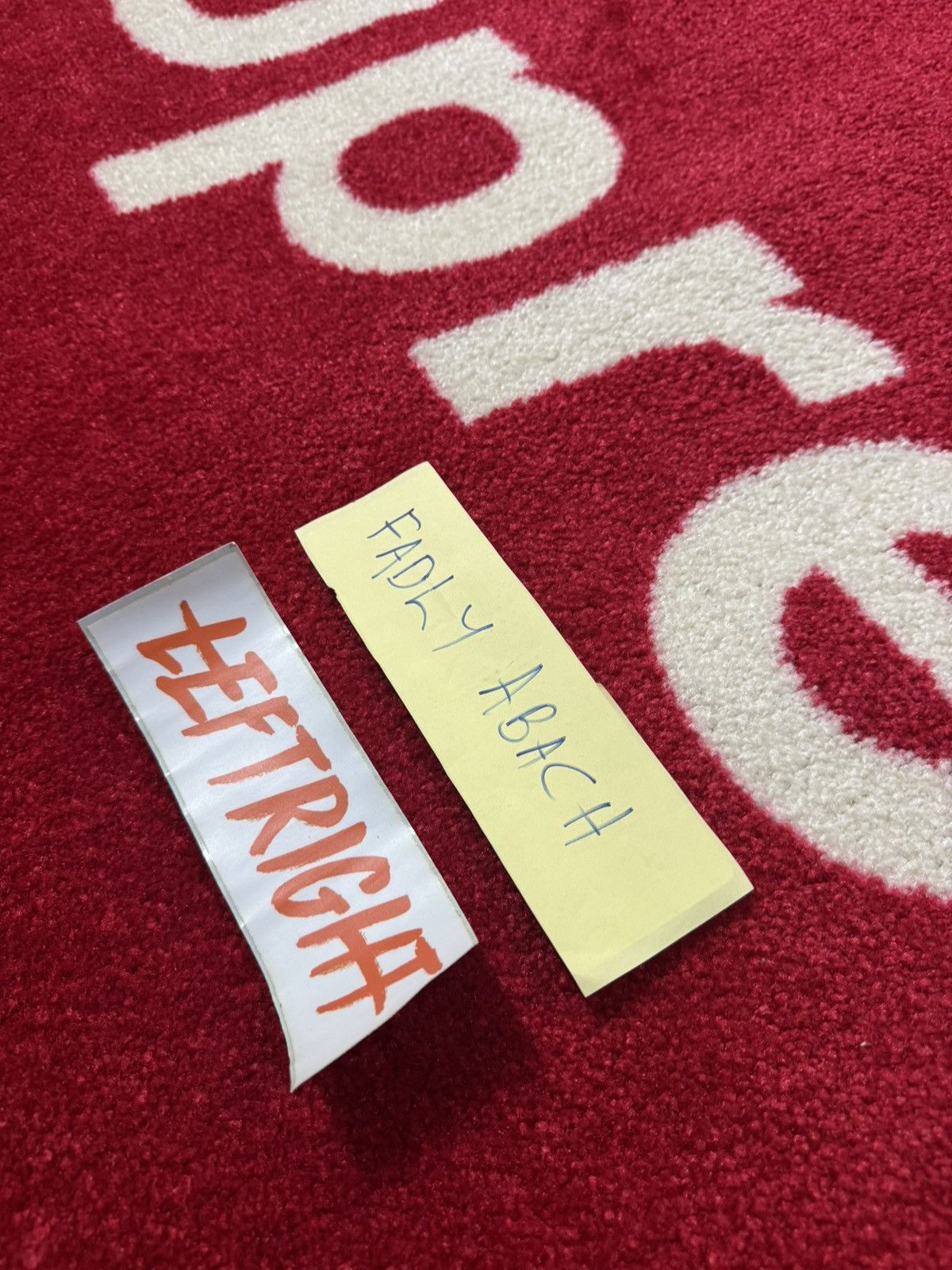 Supreme UNRELEASED SUPREME STORE RUG (circa. 2018) Size ONE SIZE - 3 Thumbnail