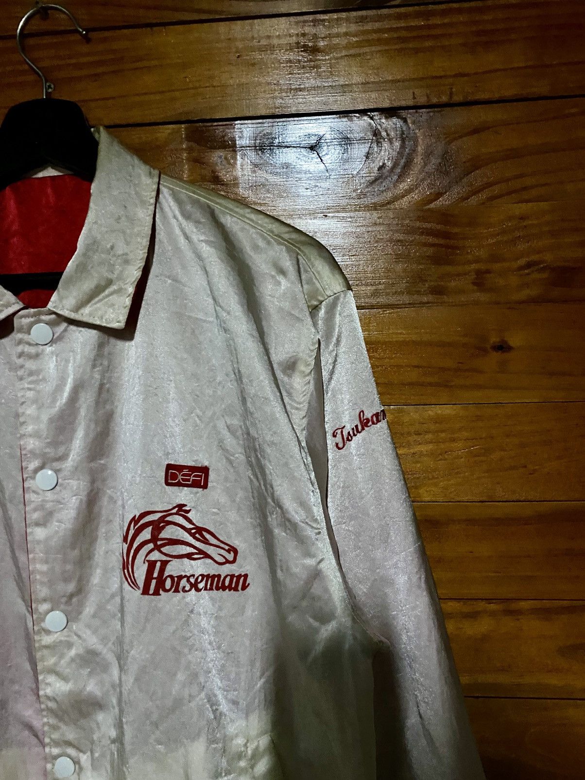 Vintage Vintage Japan Racing Association Horseman Reversible Satin Size US M / EU 48-50 / 2 - 10 Thumbnail