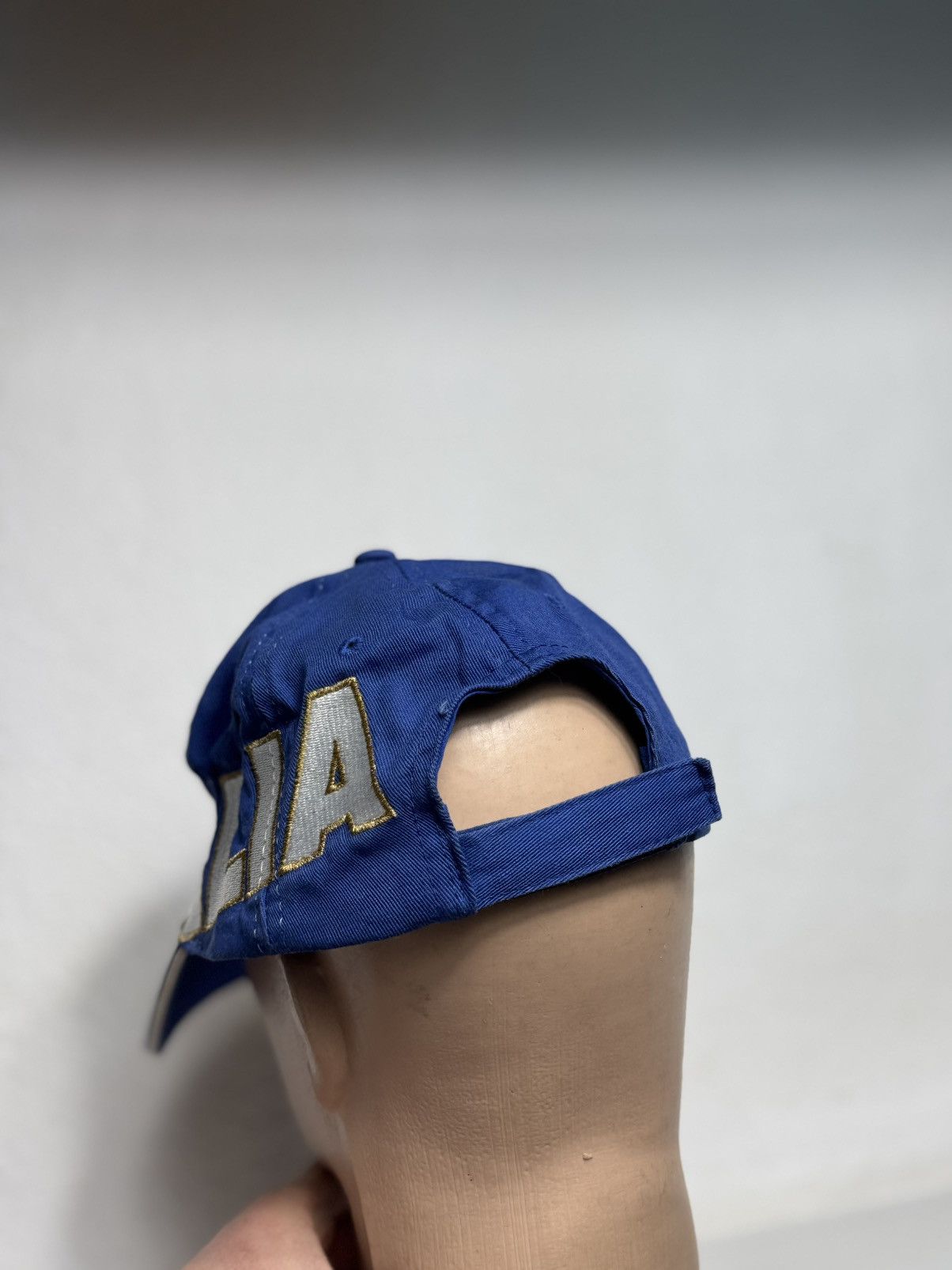 Vintage Italia Vintage Cap Big Logo Blue Size ONE SIZE - 3 Thumbnail