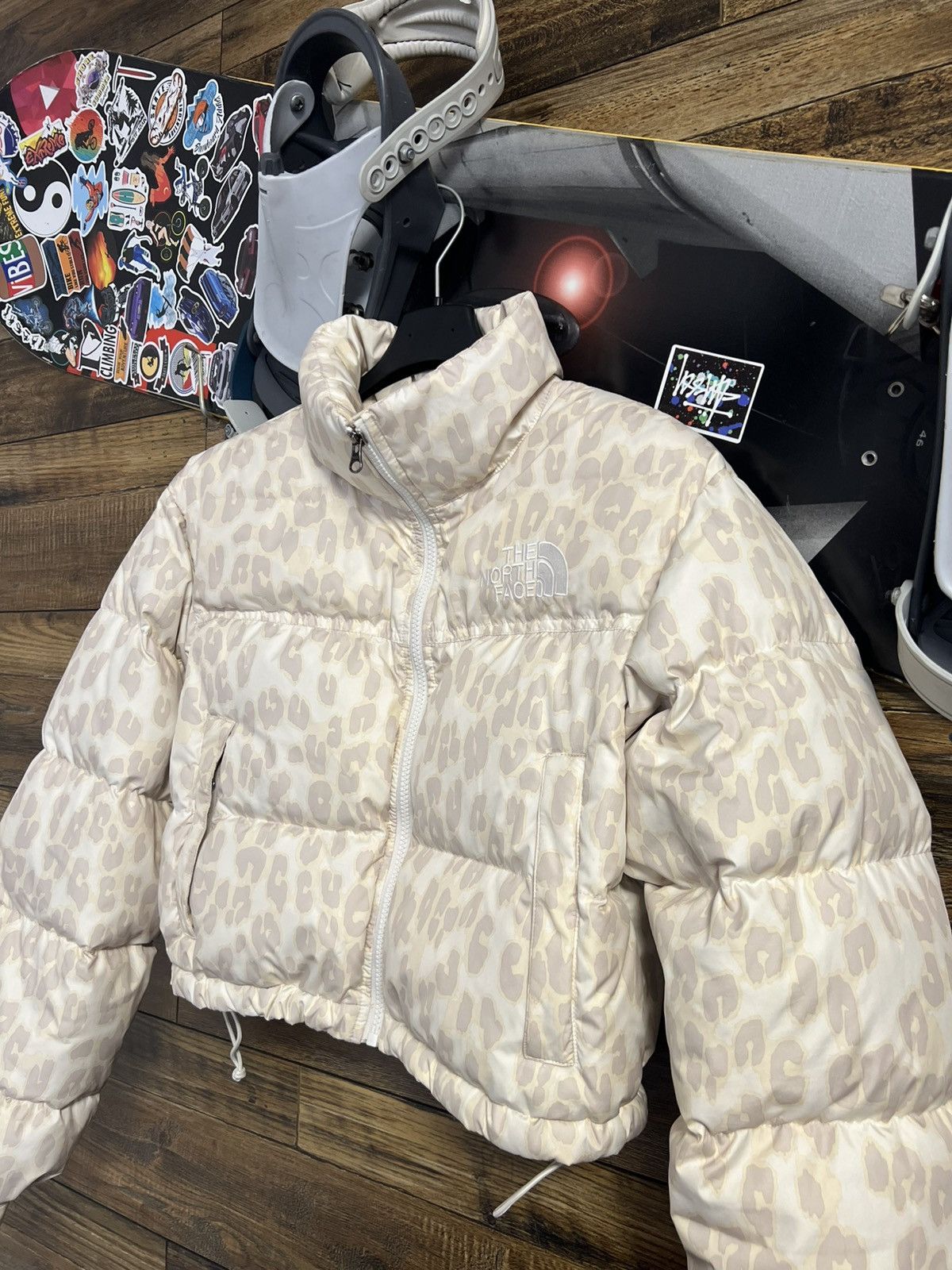 The North Face THE NORTH FACE Print Nuptse Women’s Leopard Down Jacket Size S / US 4 / IT 40 - 9 Thumbnail